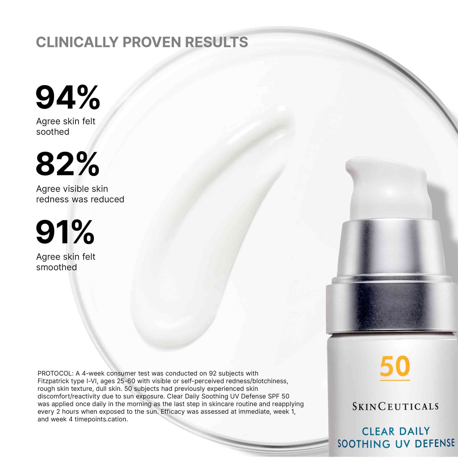 Information related to SkinCeuticals Clear Daily Soothing UV Defense