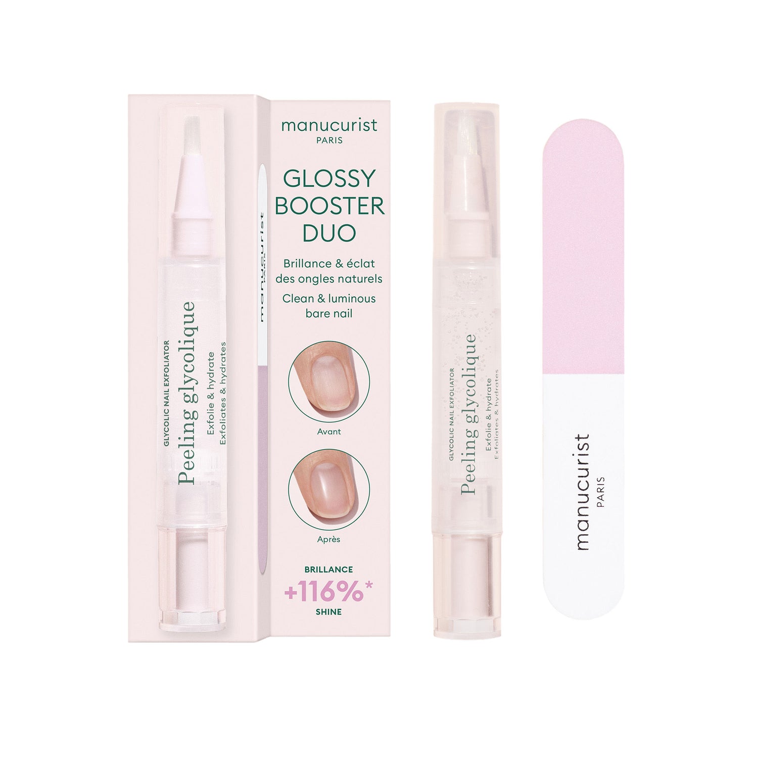 Manucurist Glossy Booster Duo main image