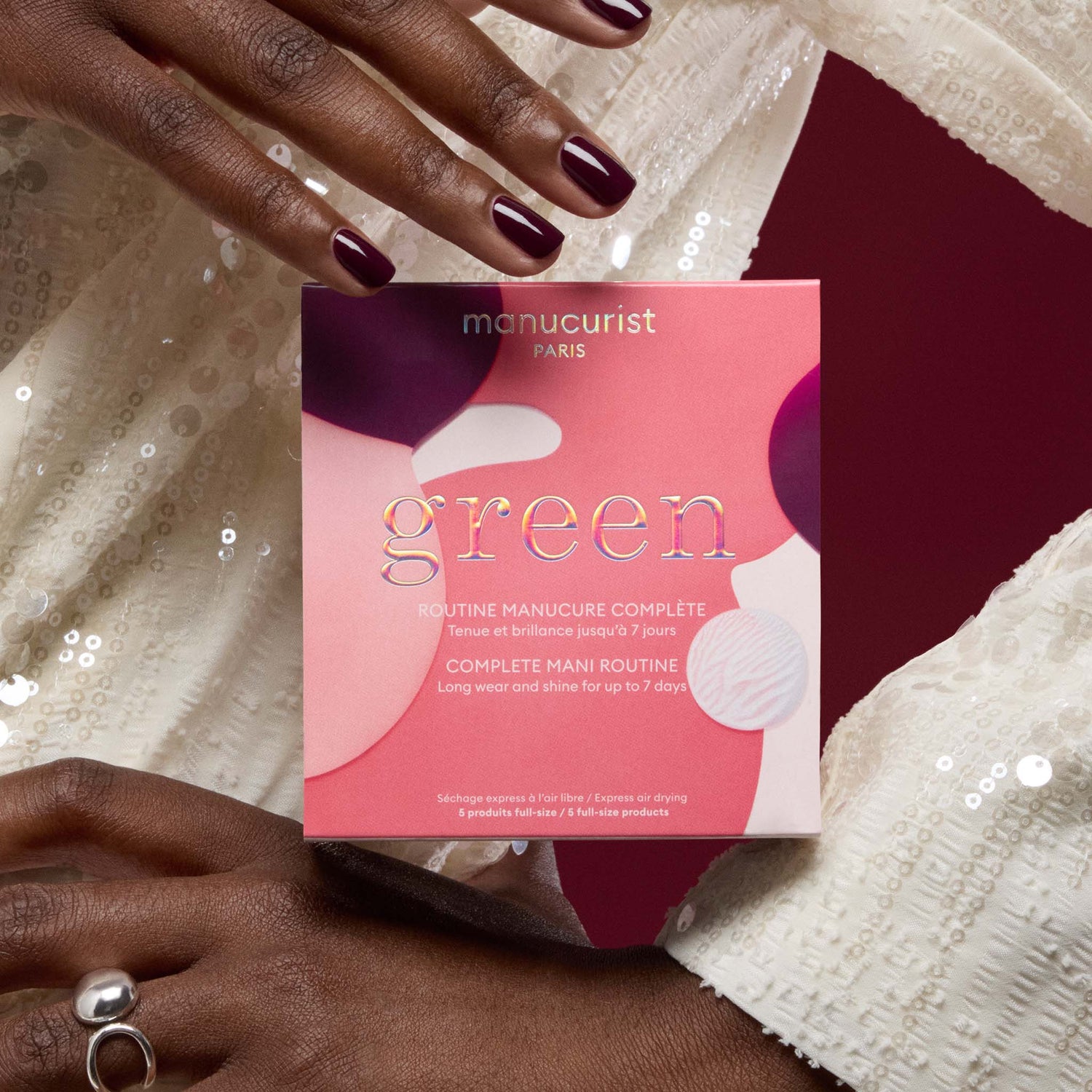 Lifestyle image of Manucurist System Green Prune (Limited Edition)