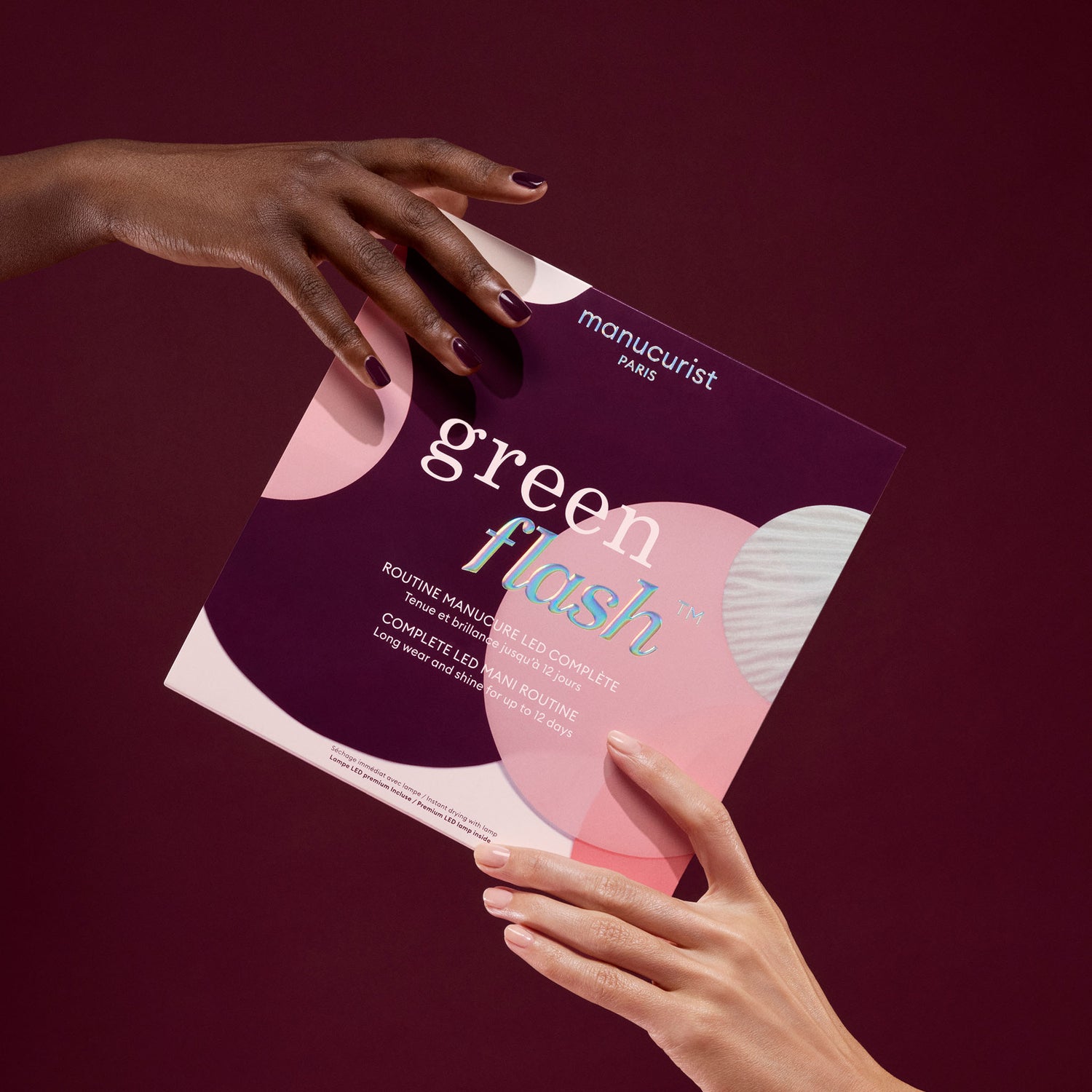 Model image of Manucurist Green Flash Holiday Gift Set (Limited Edition)