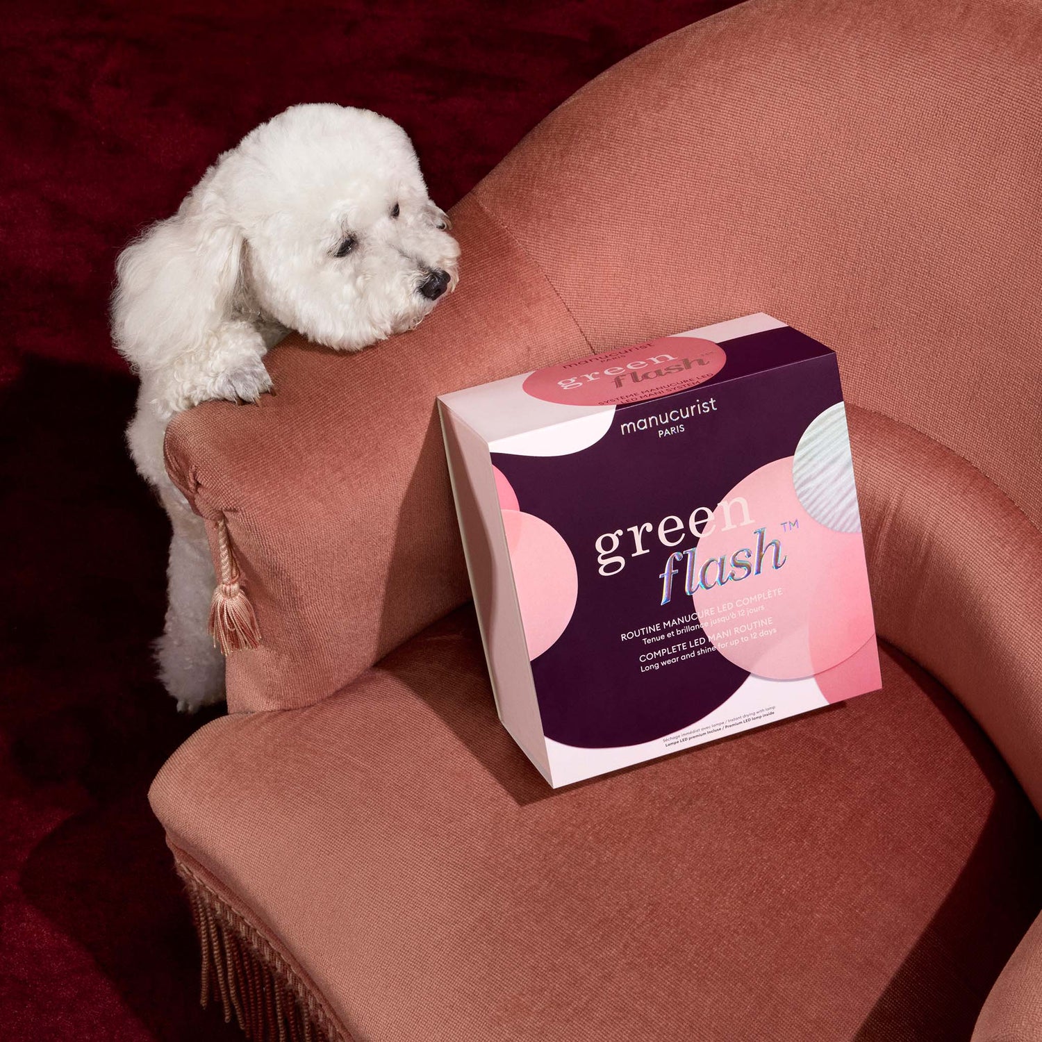 Lifestyle image of Manucurist Green Flash Holiday Gift Set (Limited Edition)