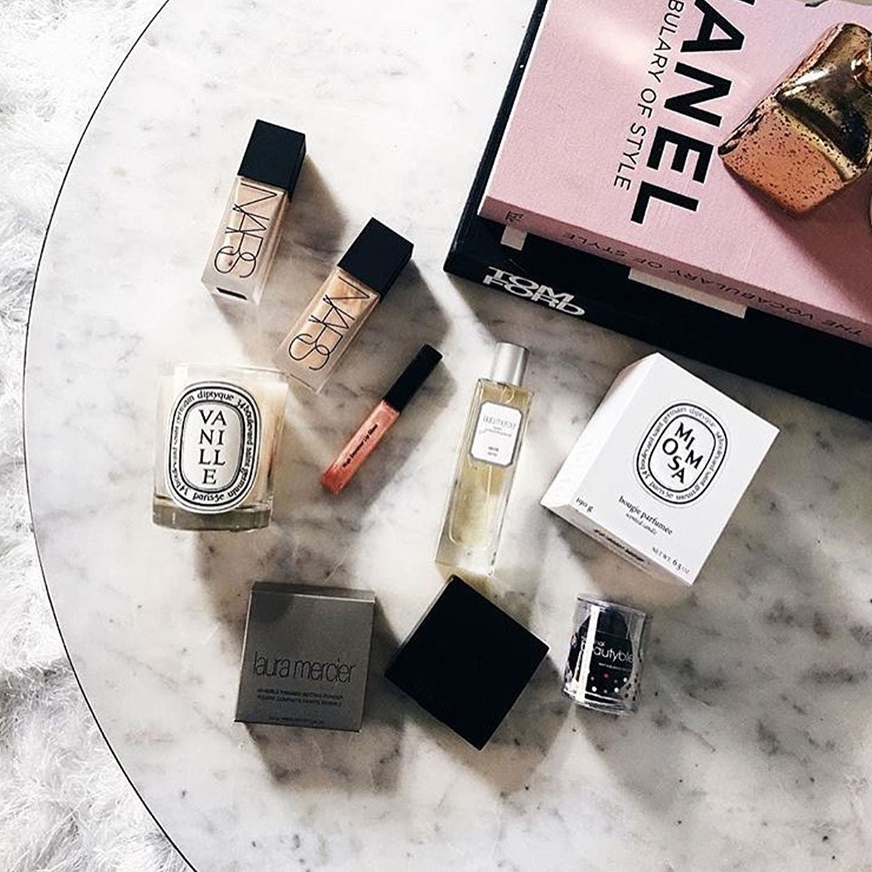 Lifestyle image of Diptyque Vanilla Candle