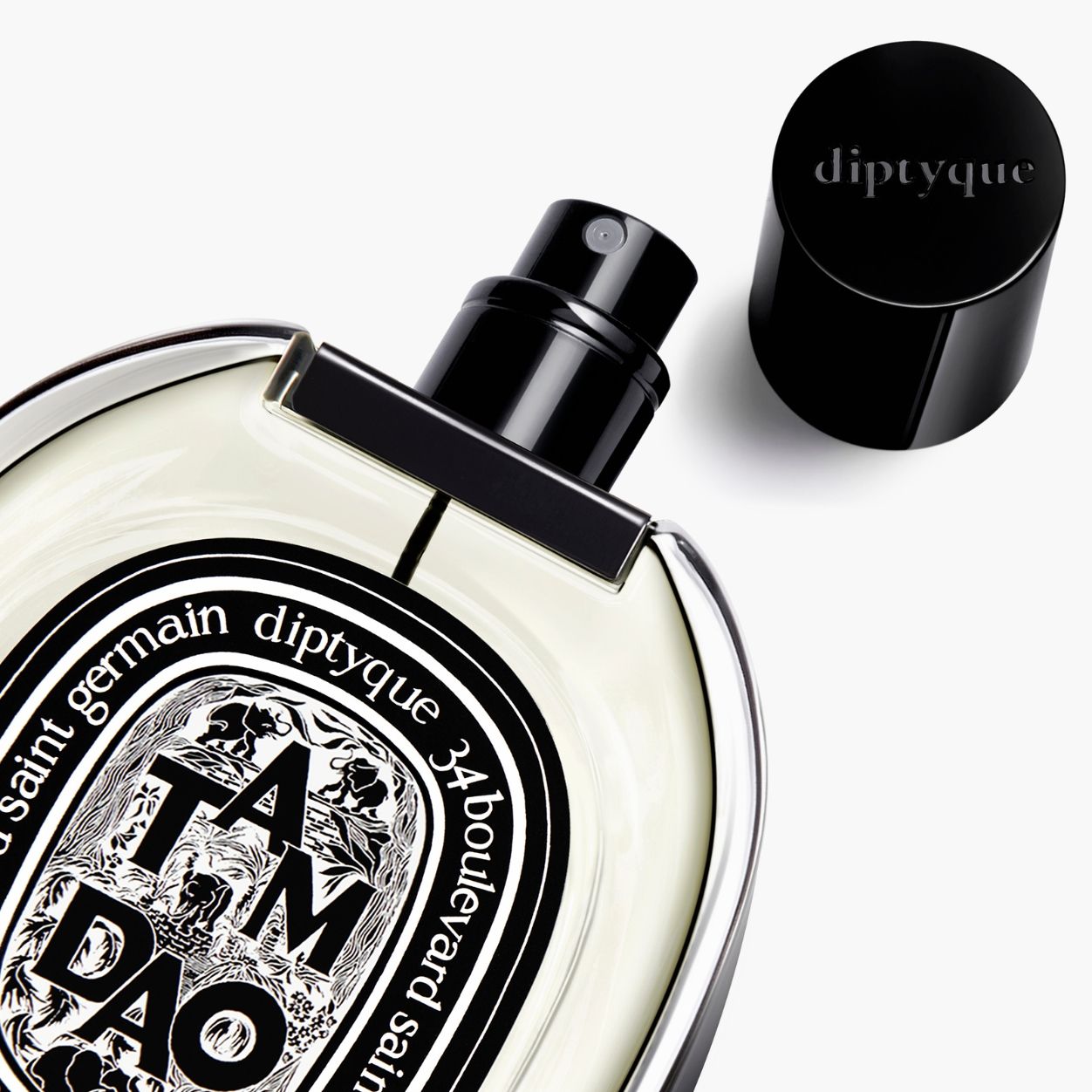 Image of an open Diptyque Tam Dao Eau De Parfum