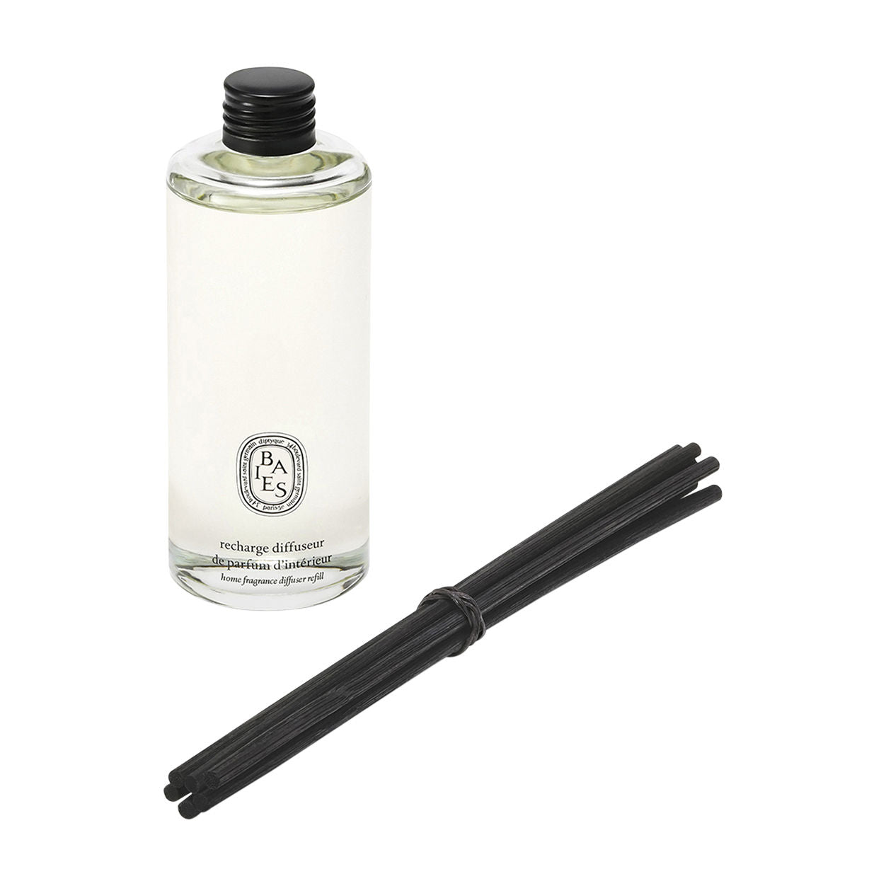 Image of an open Diptyque Baies (Berries) Refill For Home Fragrance Diffuser