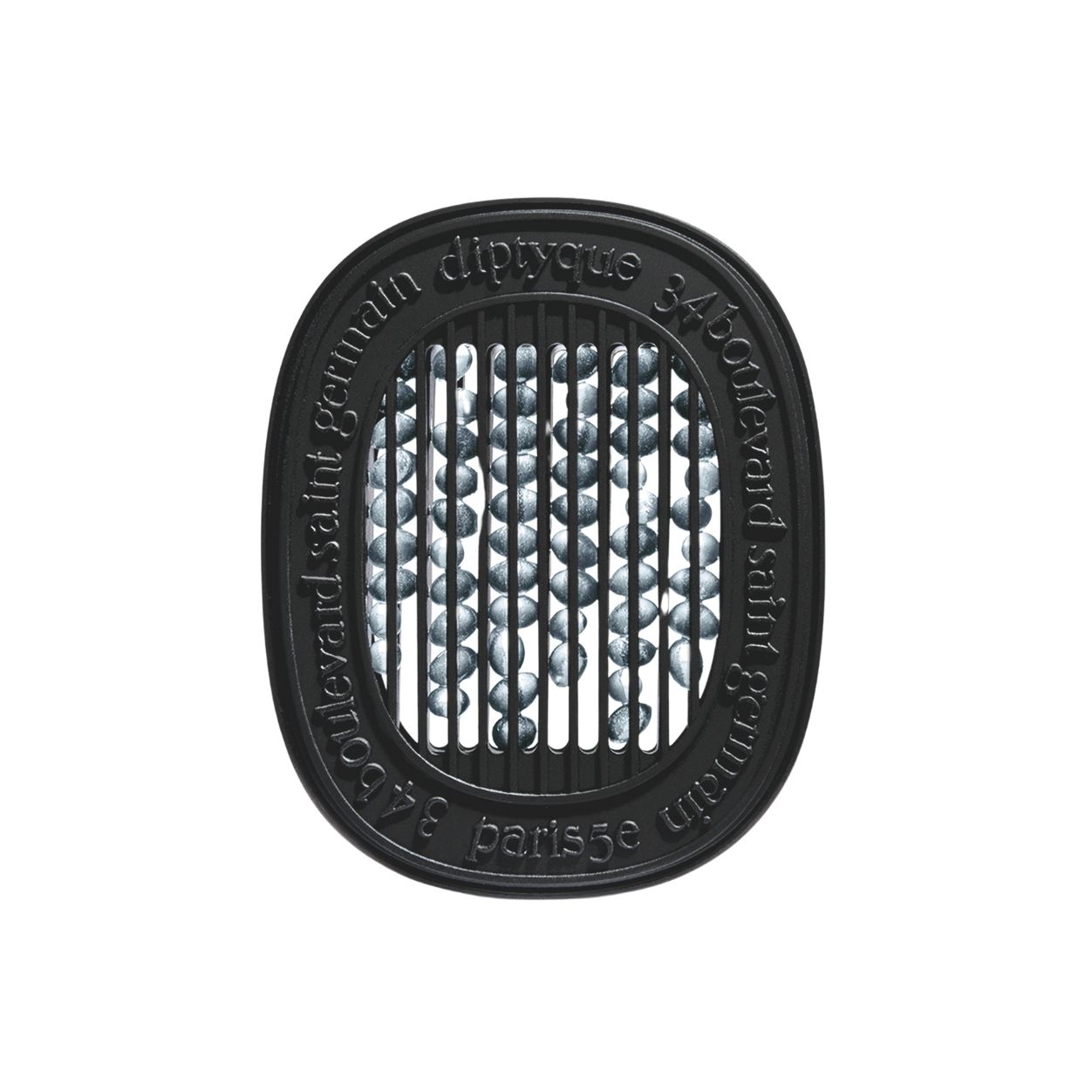 Image of an open Diptyque Mimosa Insert For Diffuser