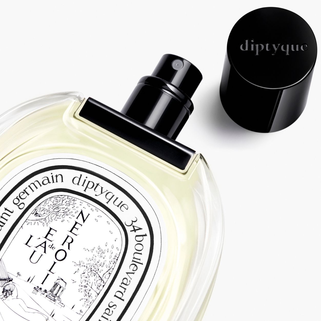 Image of an open Diptyque L'Eau de Néroli Eau De Toilette