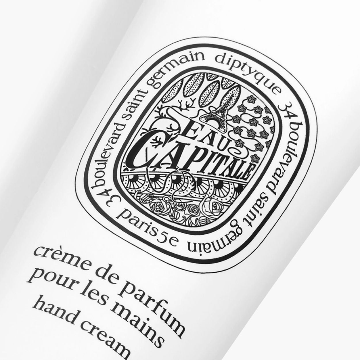 Top-view image of Diptyque Eau Capitale Perfumed Hand Cream