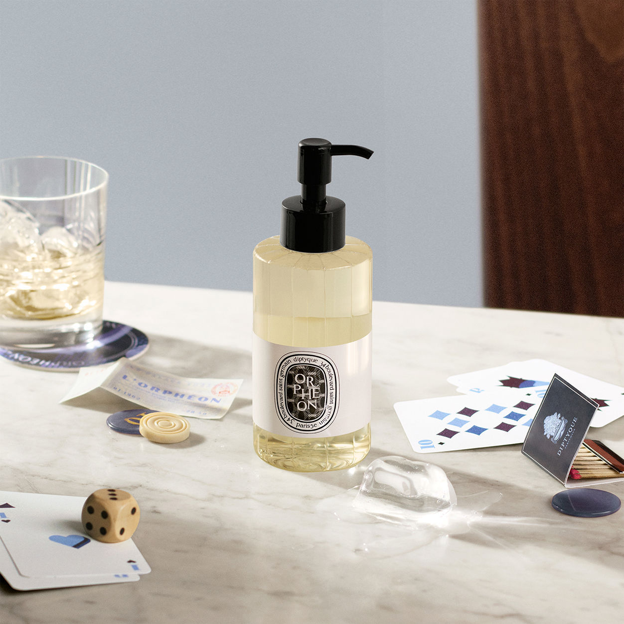 Lifestyle image of Diptyque Orpheon Shower Gel