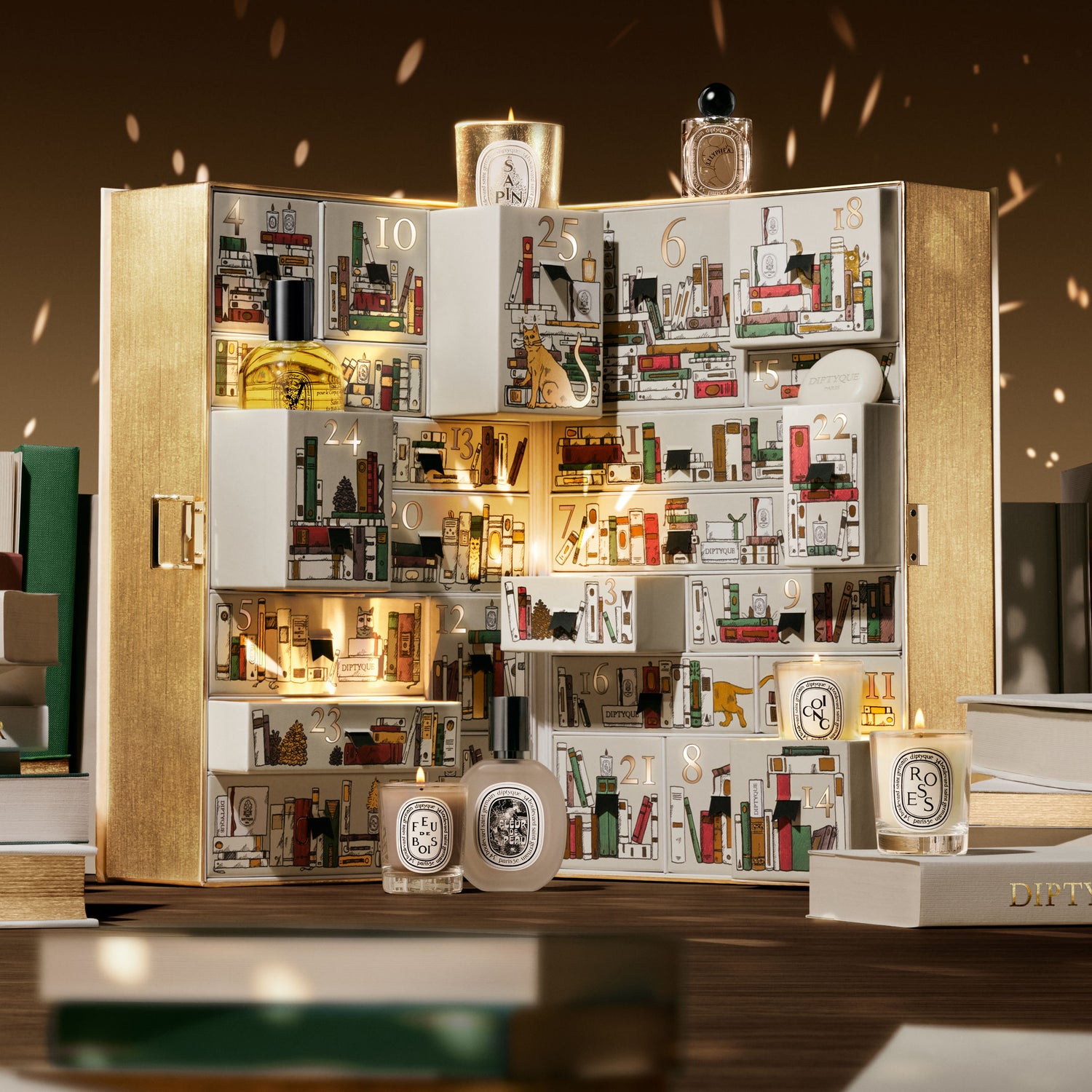 Lifestyle image of Diptyque Advent Calendar 25 Scented Treasures (Limited Edition)