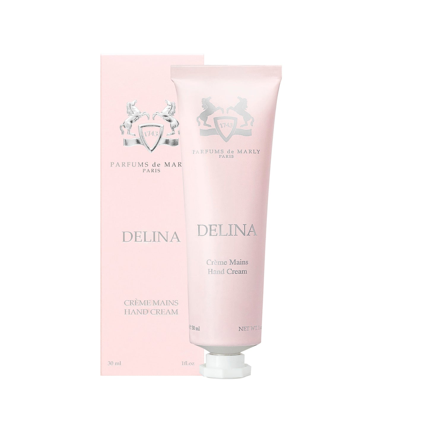 Image of the Parfums de Marly Delina Hand Cream box