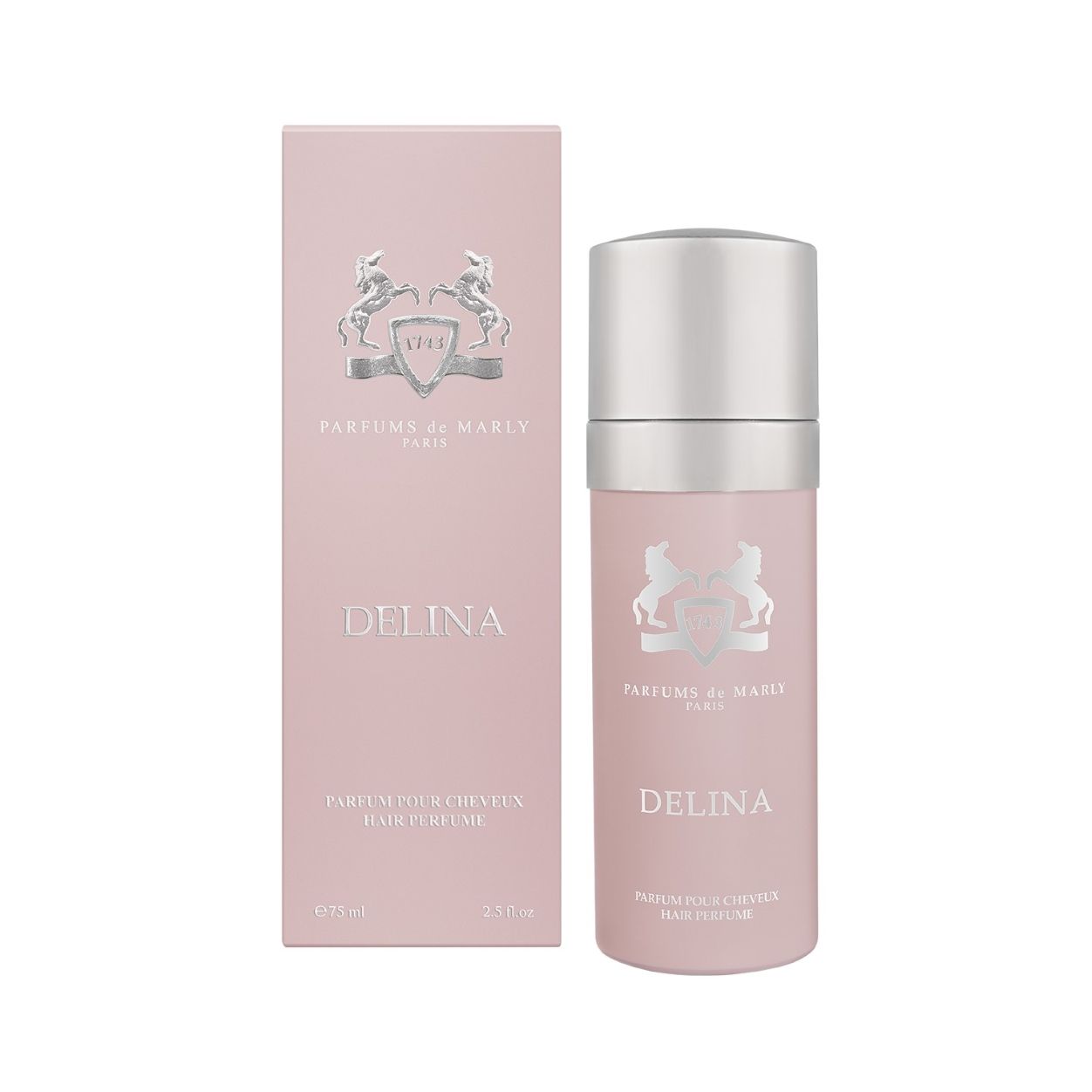 Image of the Parfums de Marly Delina Hair Mist box