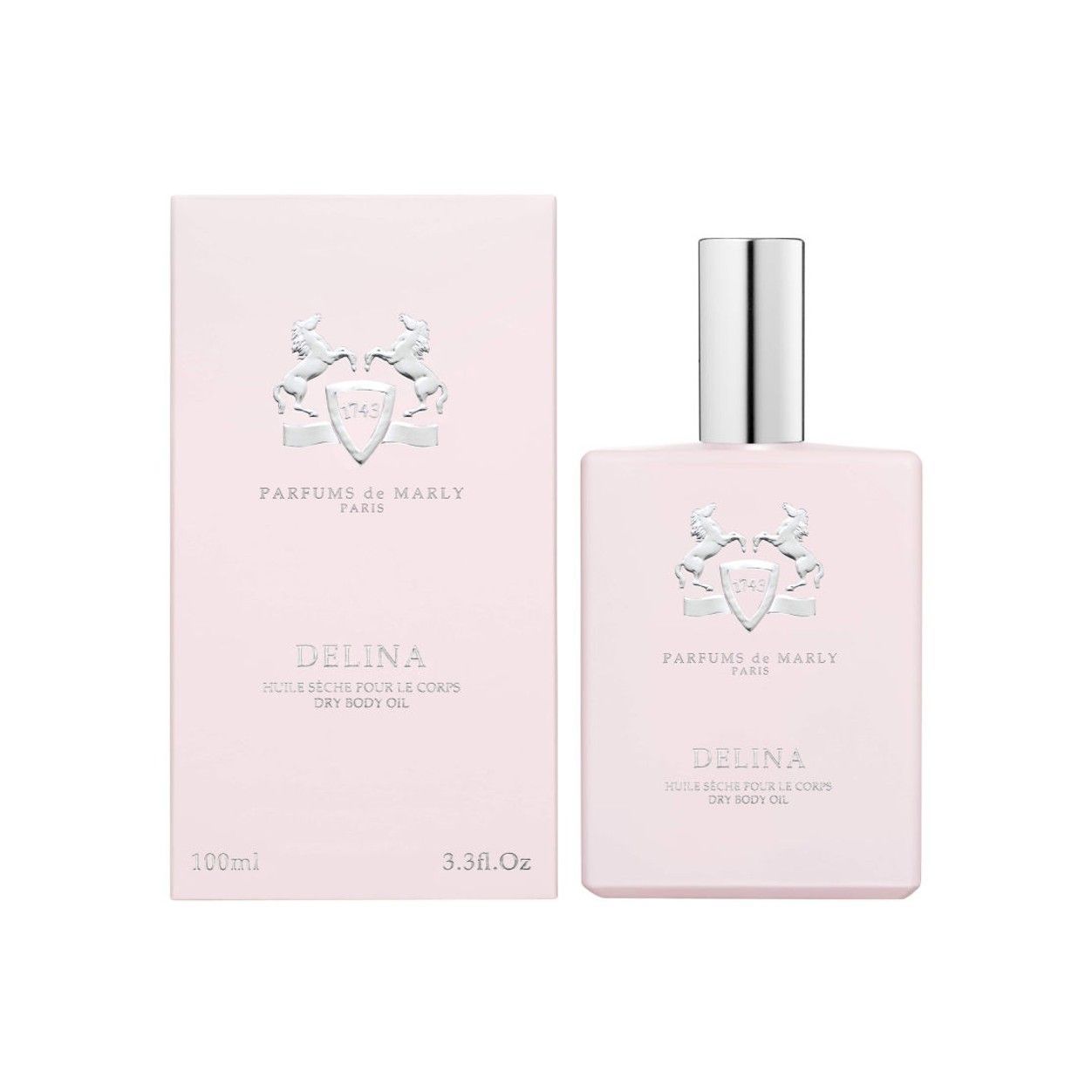 Image of the Parfums de Marly Delina Body Oil box