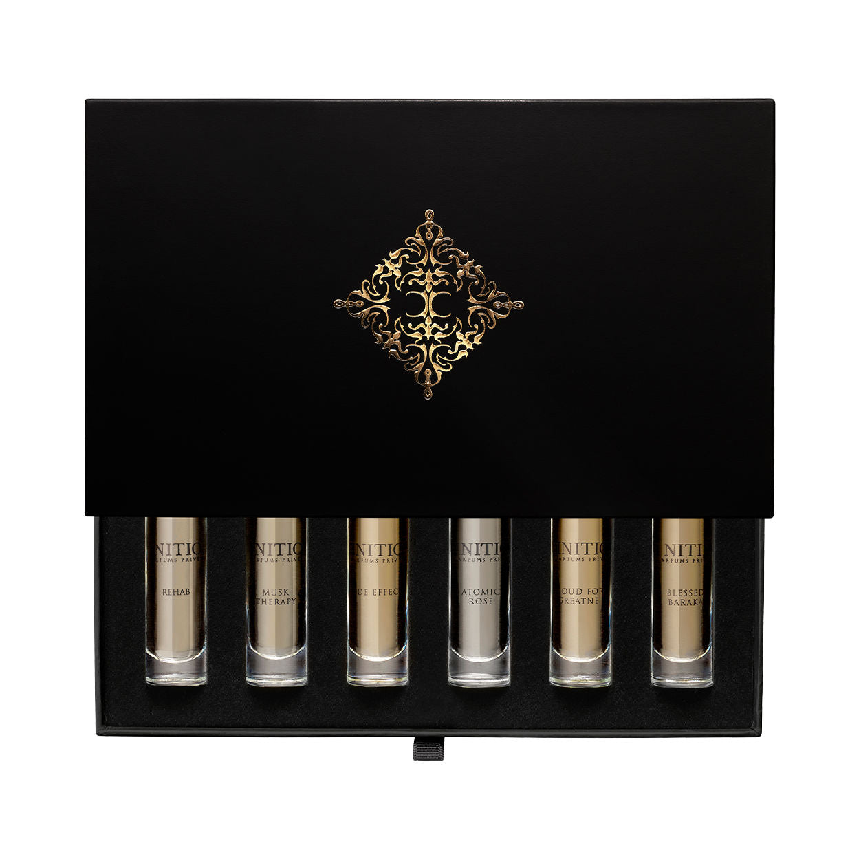 Image of an open Initio Parfums Privés Initiation Coffret
