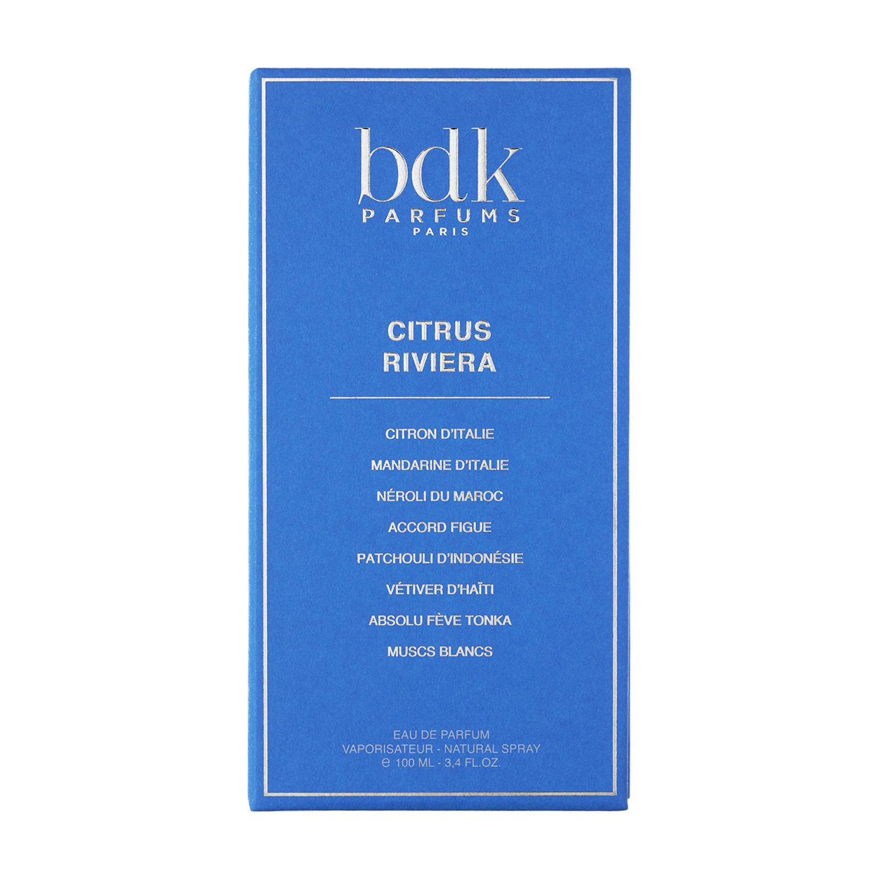 Image of the BDK Parfums Citrus Riviera Eau de Parfum box