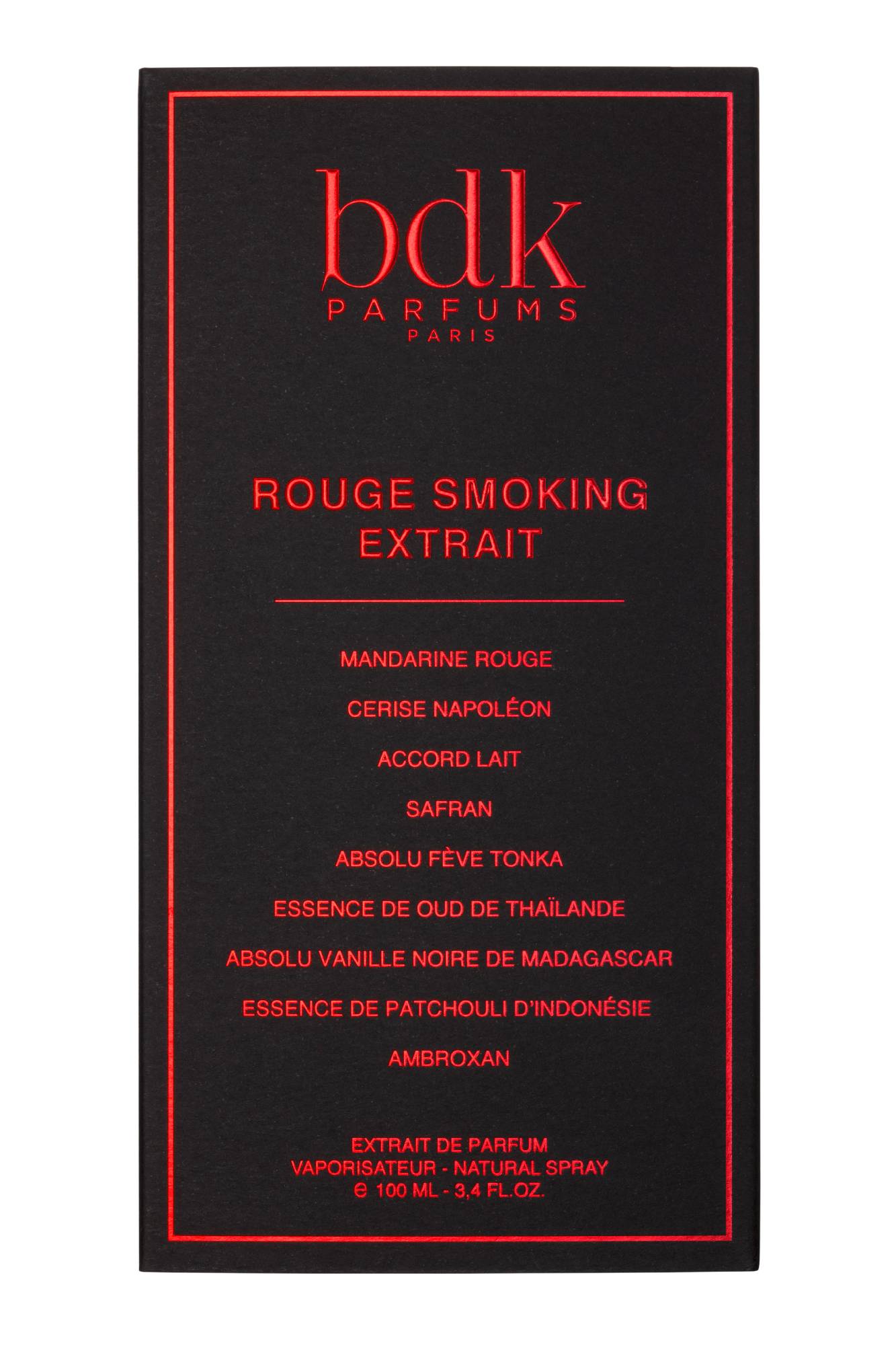 Image of the BDK Parfums Rouge Smoking Extrait de Parfum box