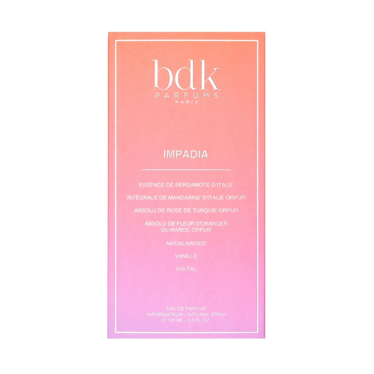 Image of the BDK Parfums Impadia Eau de Parfum box