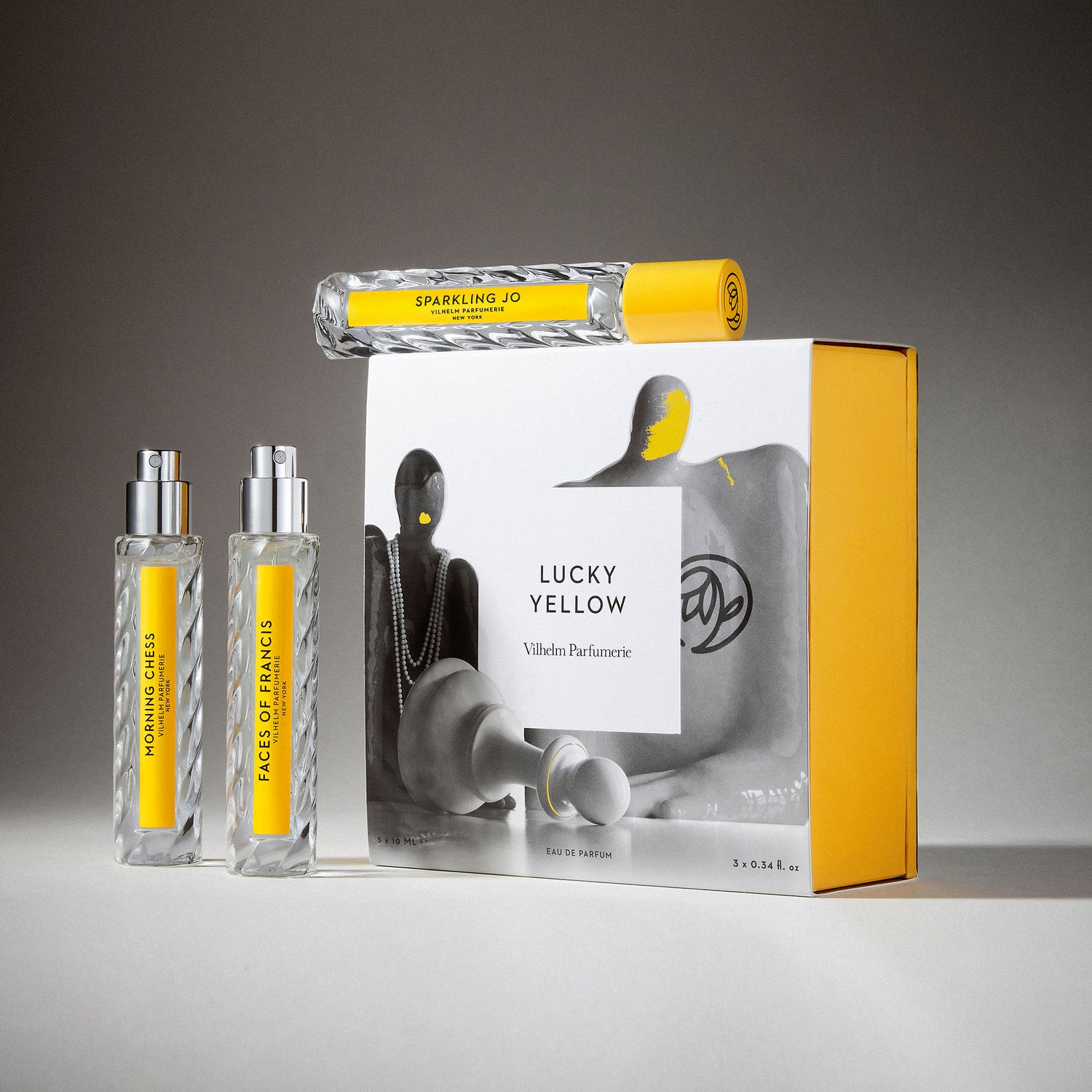 Lifestyle image of Vilhelm Parfumerie Vilhelm Parfumerie Lucky Yellow Set