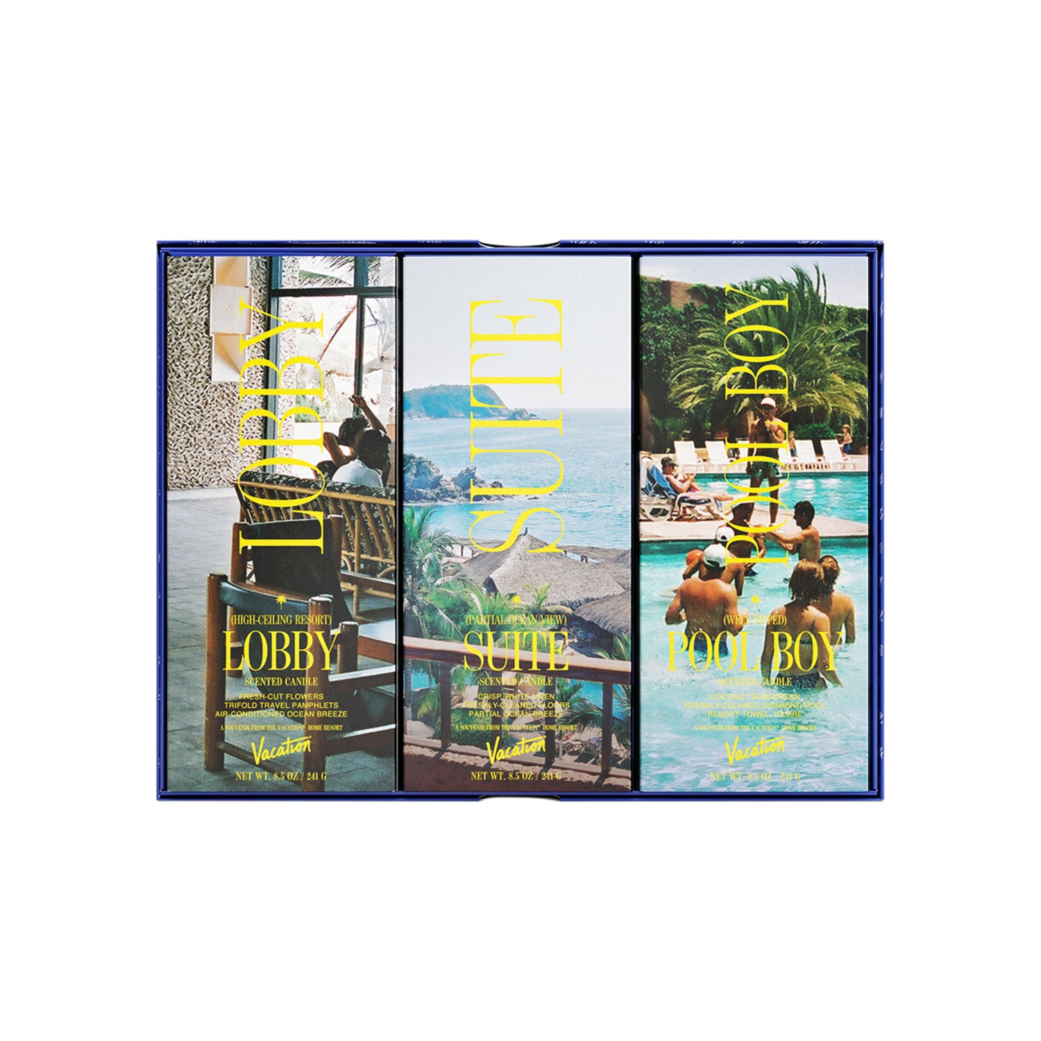 Vacation Home Resort Candle Set main image.