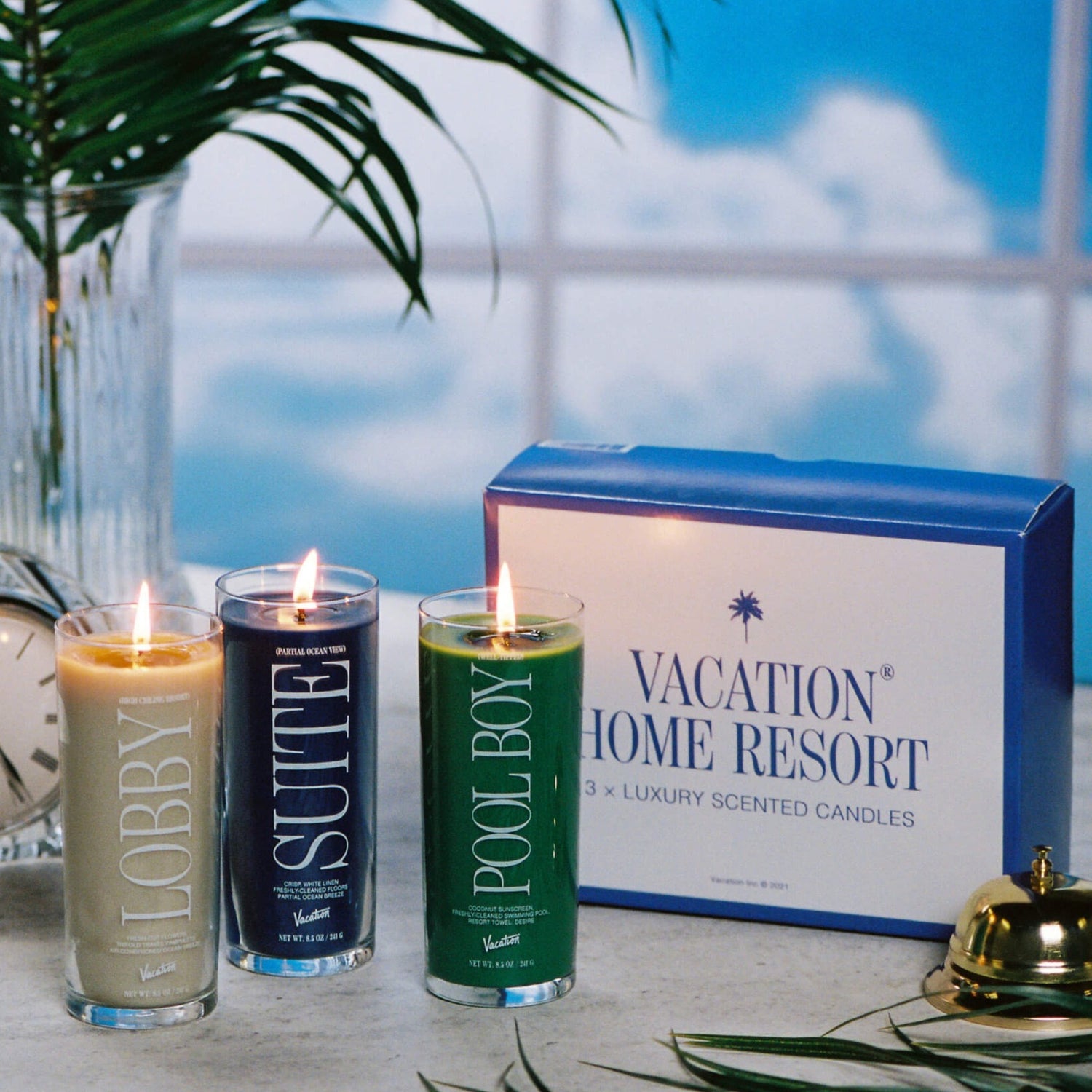 Vacation Home Resort Candle Set lifestyle image 2 .