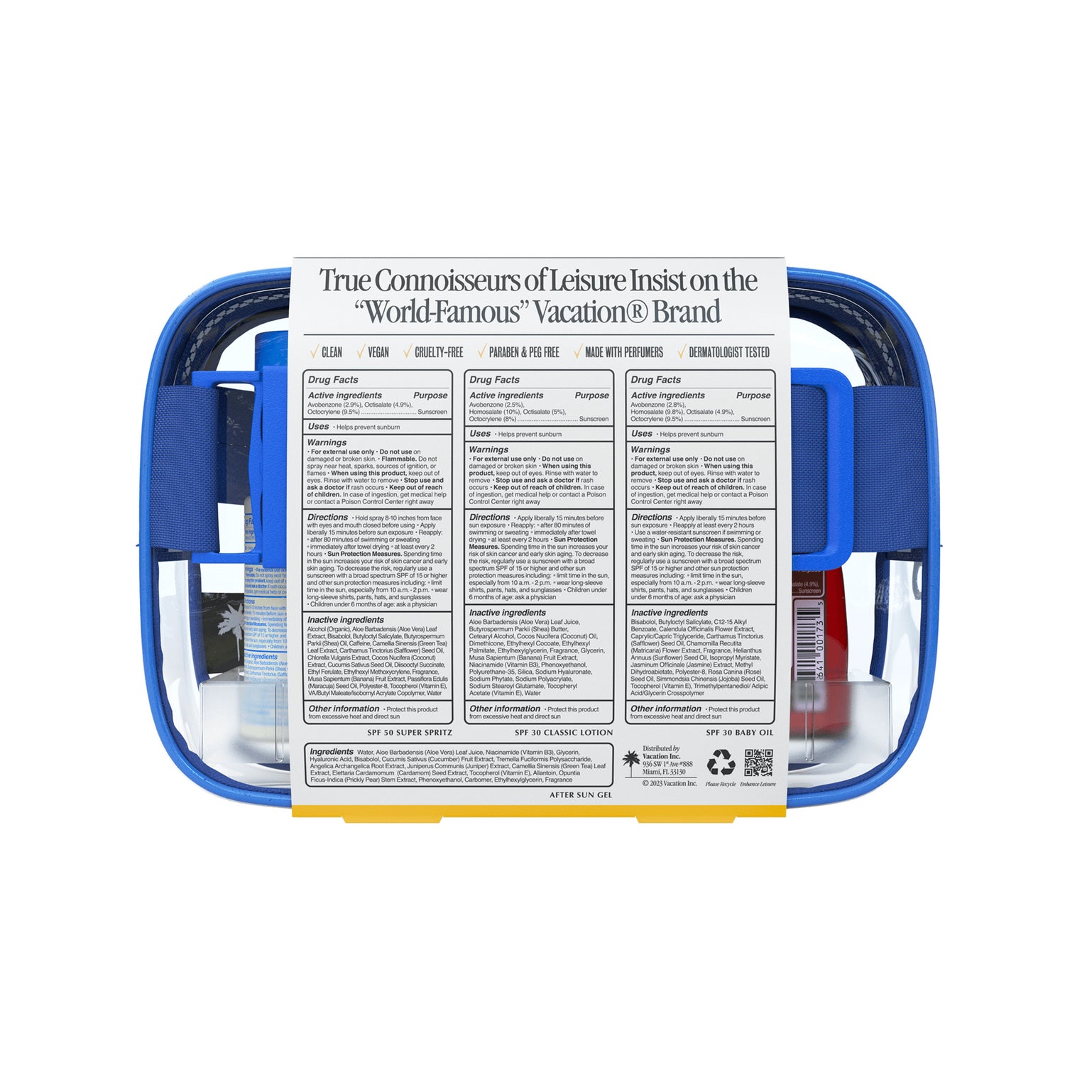 Vacation Sun Belt (Limited Edition) back packaging image.