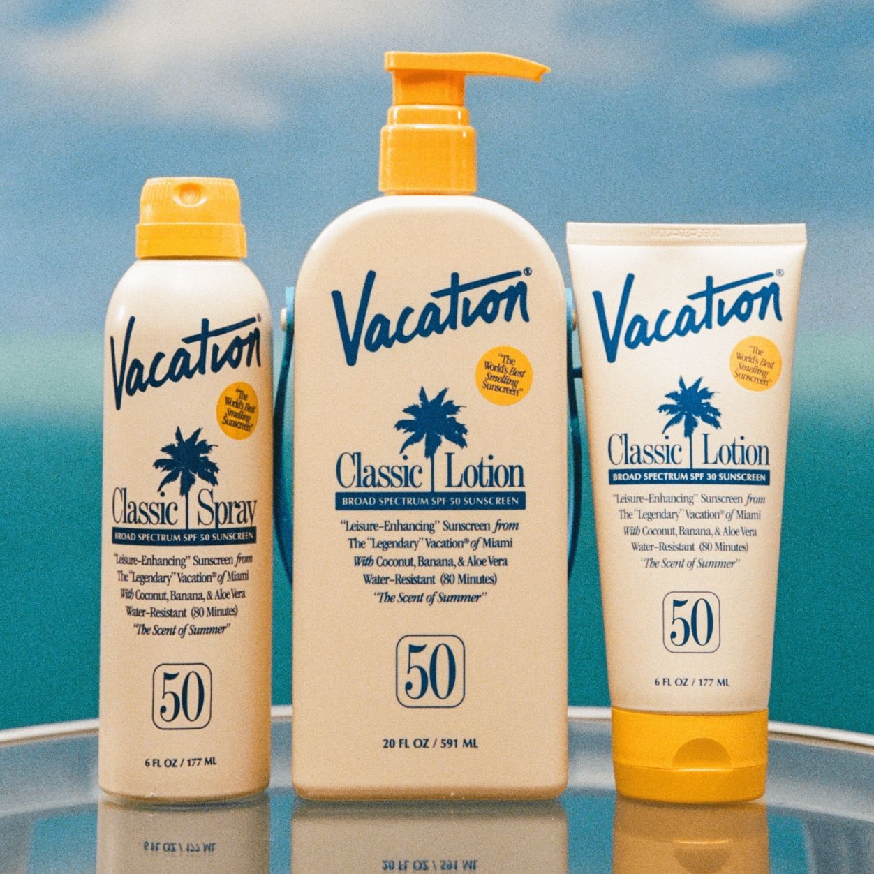 Lifestyle image of Vacation Classic Lotion SPF 50 Sun Jug