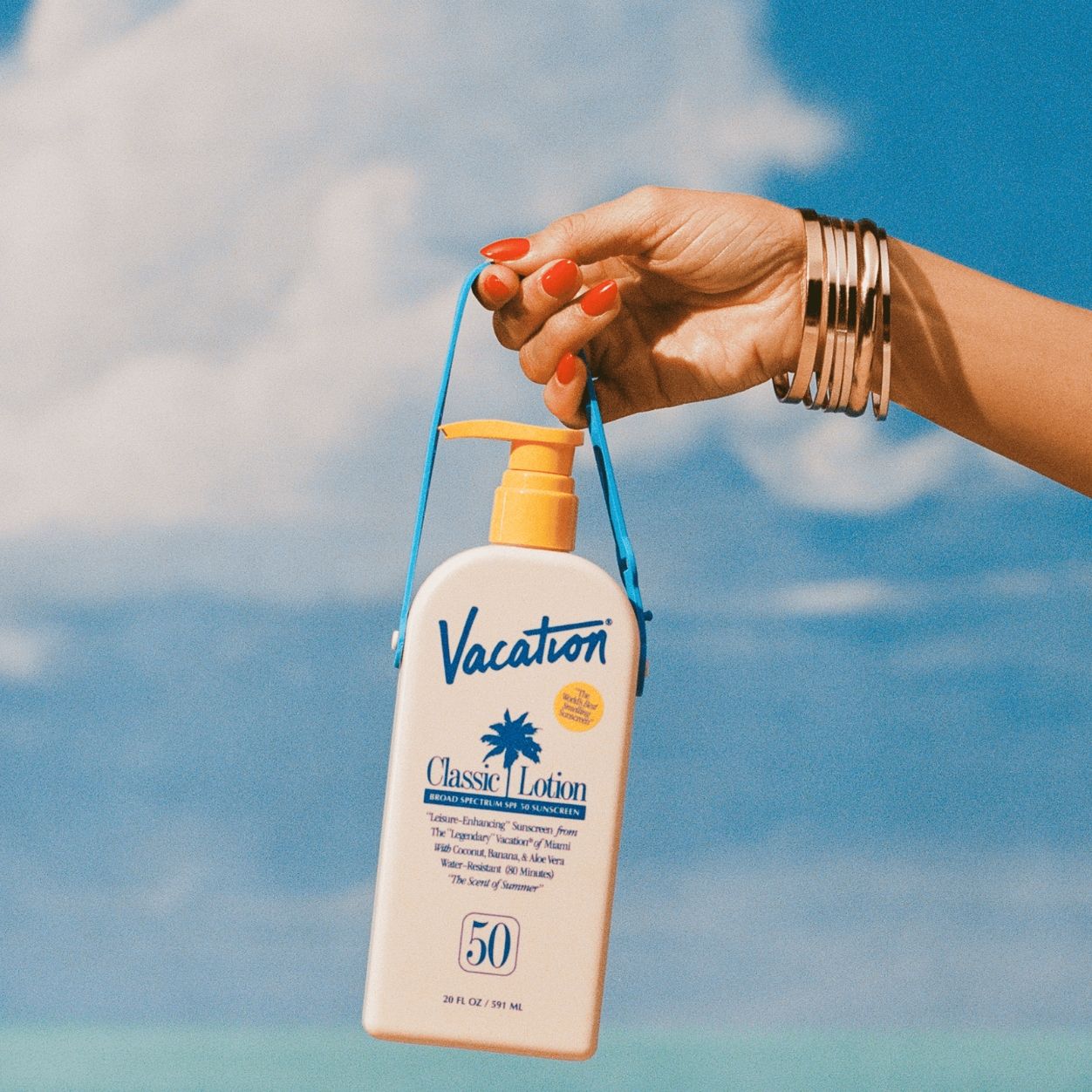 Lifestyle image of Vacation Classic Lotion SPF 50 Sun Jug