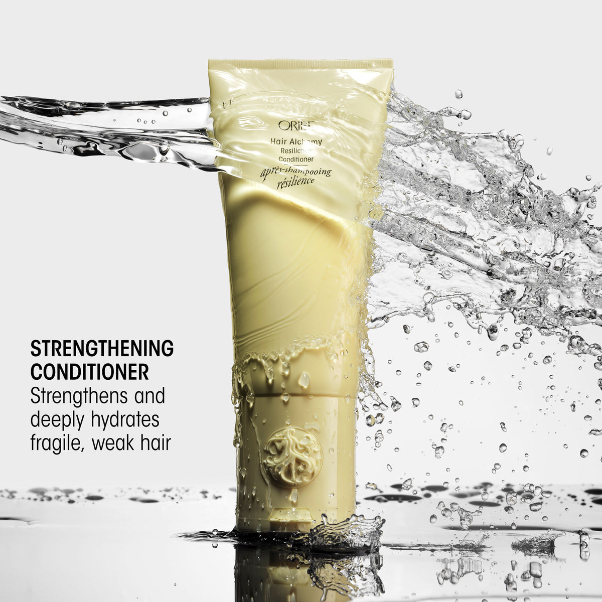 Lifestyle image of Oribe Hair Alchemy Strengthening Conditioner for Fragile & Weak Hair