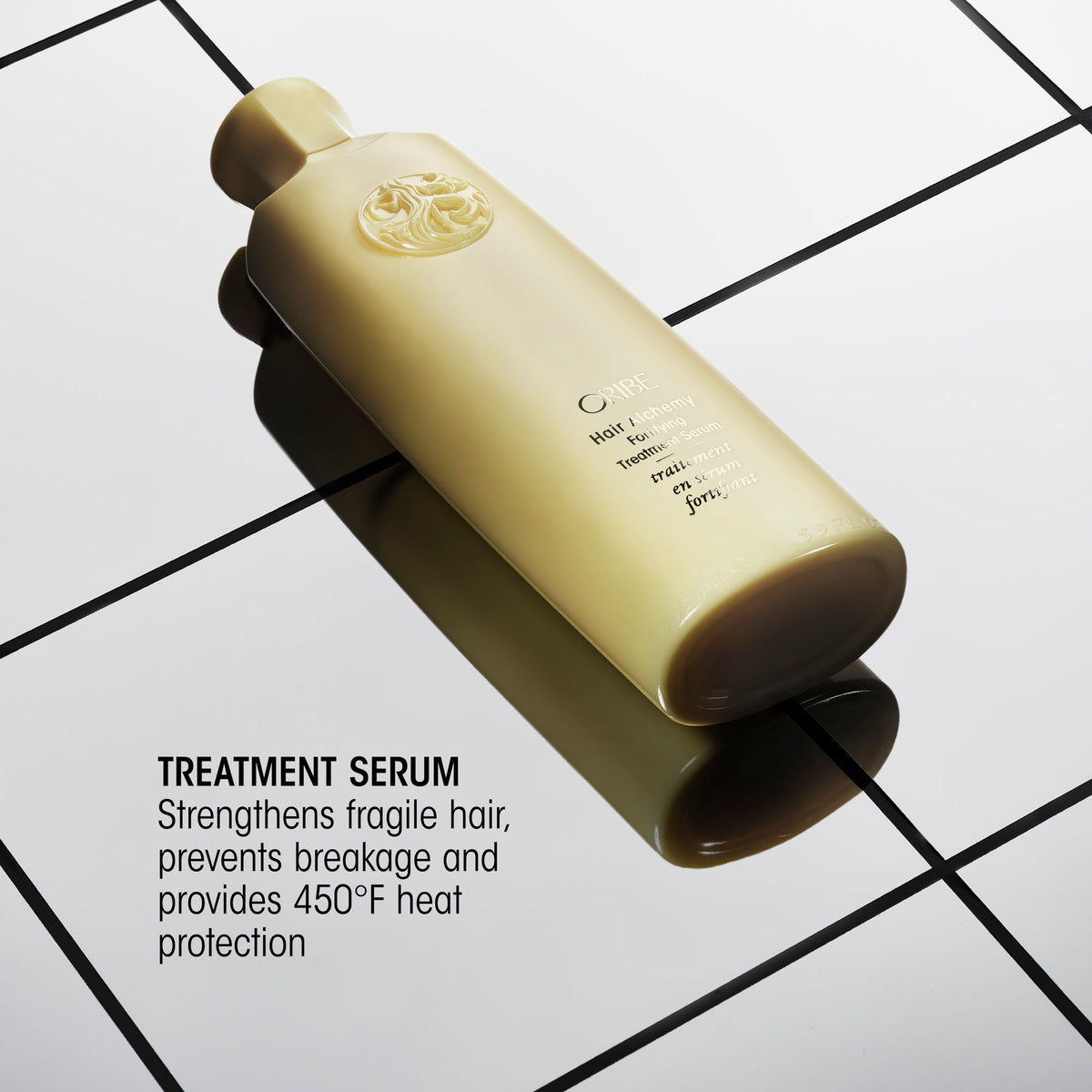 Lifestyle image of Oribe Hair Alchemy Strengthening Treatment Serum for Breakage-Prone Hair