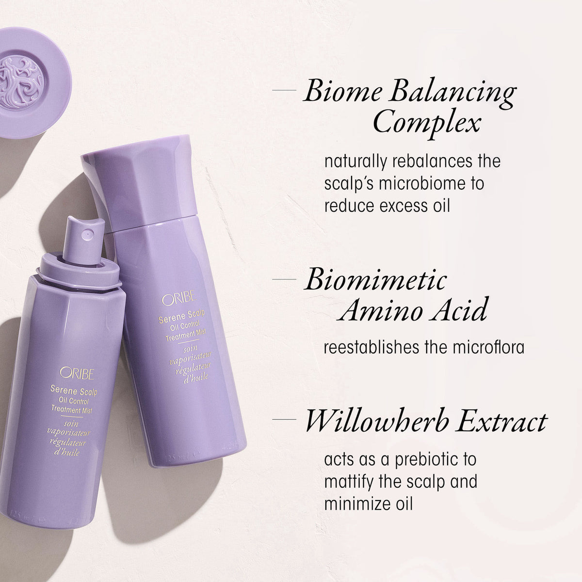 Information related to Oribe Serene Scalp Oil Control Treatment Mist for Oily Hair
