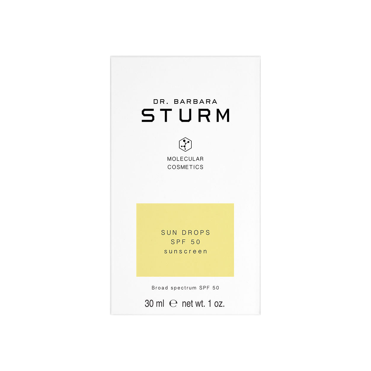 Image of the Dr. Barbara Sturm Sun Drops Broad-Spectrum Sunscreen SPF 50 box