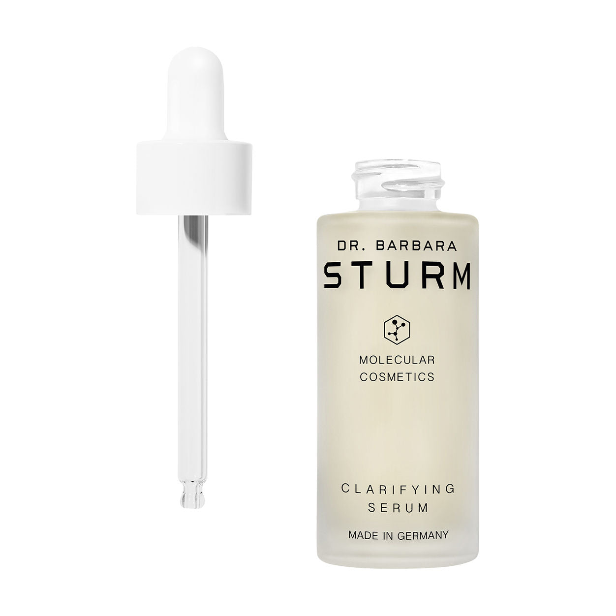 Image of an open Dr. Barbara Sturm Clarifying Serum
