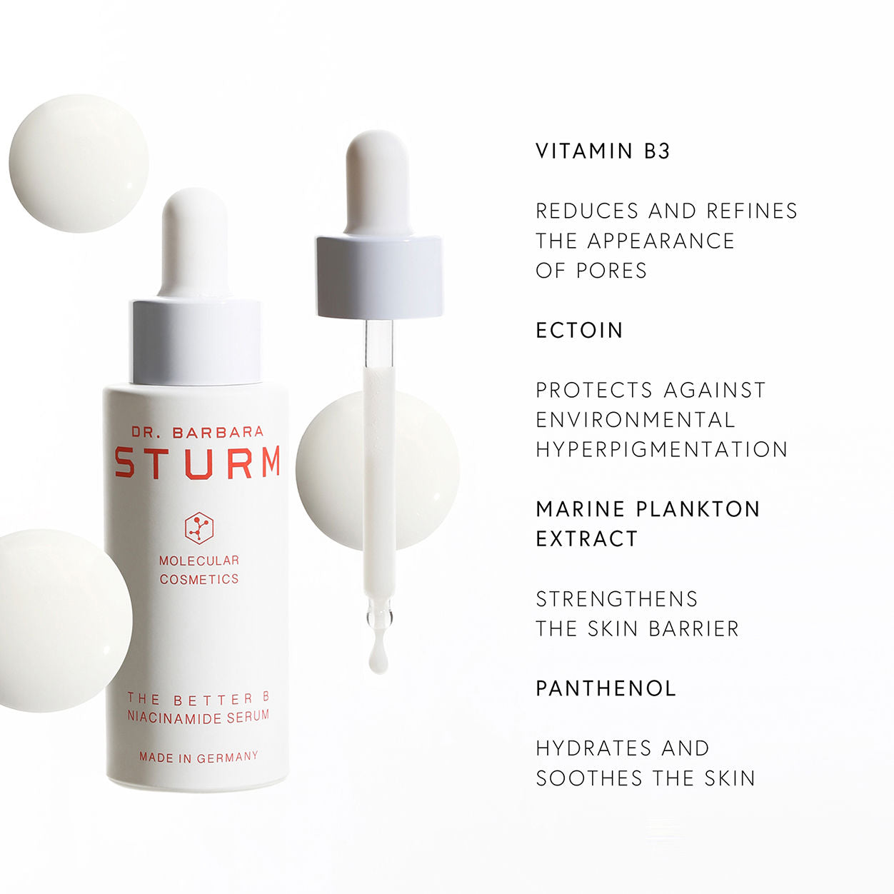 Information related to Dr. Barbara Sturm The Better B Niacinamide Serum