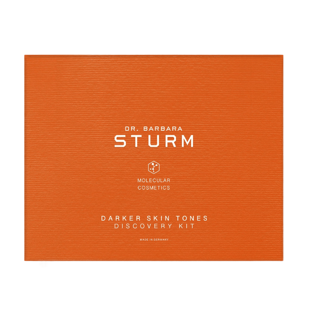 Image of a closed Dr. Barbara Sturm Darker Skin Tones Discovery Kit