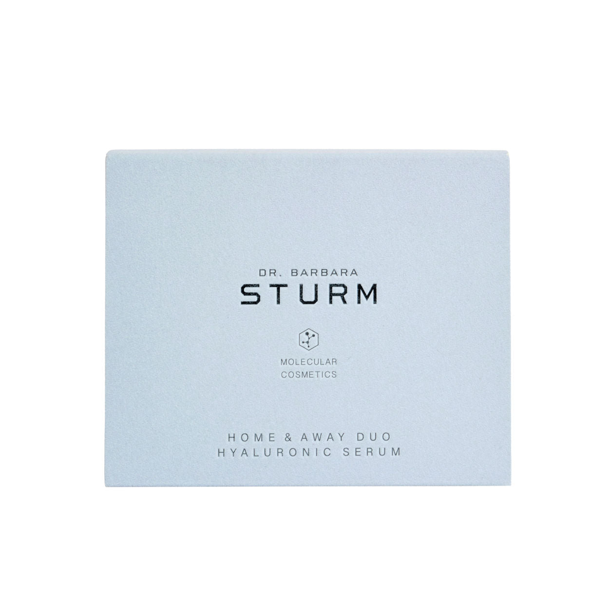 Image of an open Dr. Barbara Sturm Hyaluronic Serum Home & Away Set