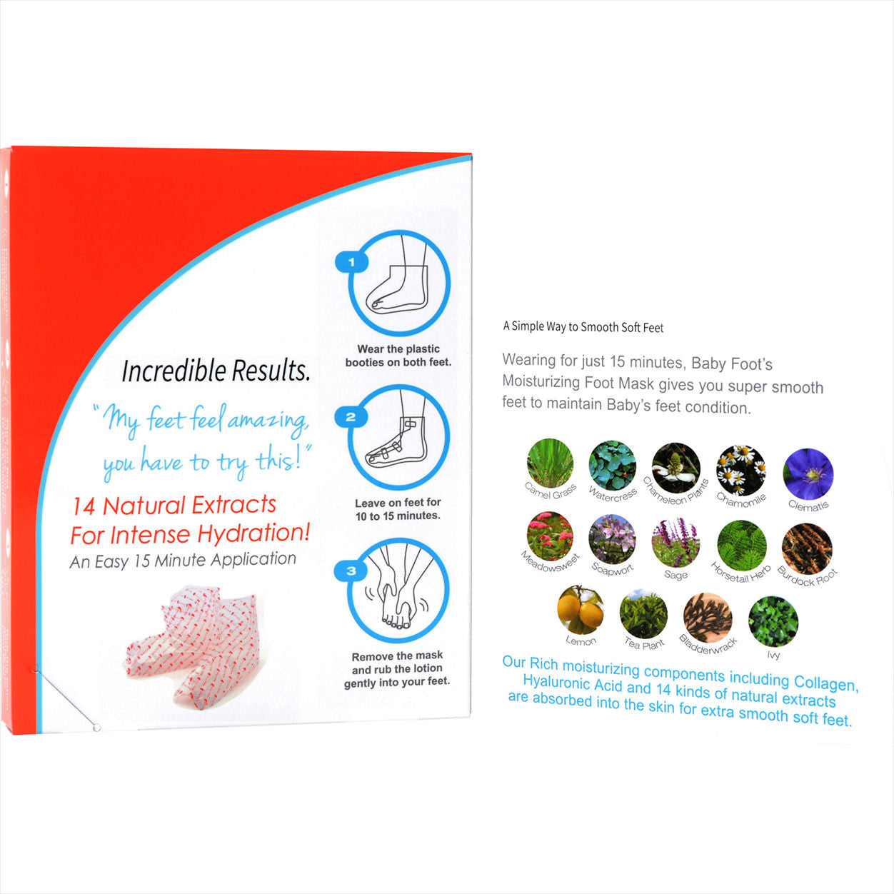 Model image of Baby Foot Baby Foot Moisturizing Foot Mask