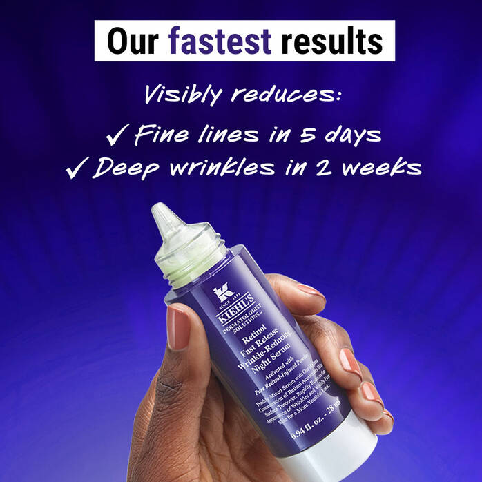 Information related to Kiehl's Since 1851 Fast Release Wrinkle-Reducing 0.3% Retinol Night Serum