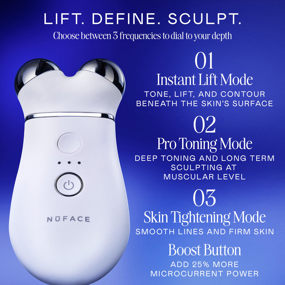 Information related to NuFace TRINITY+ Starter Kit | Lift & Tighten Facial Microcurrent Device