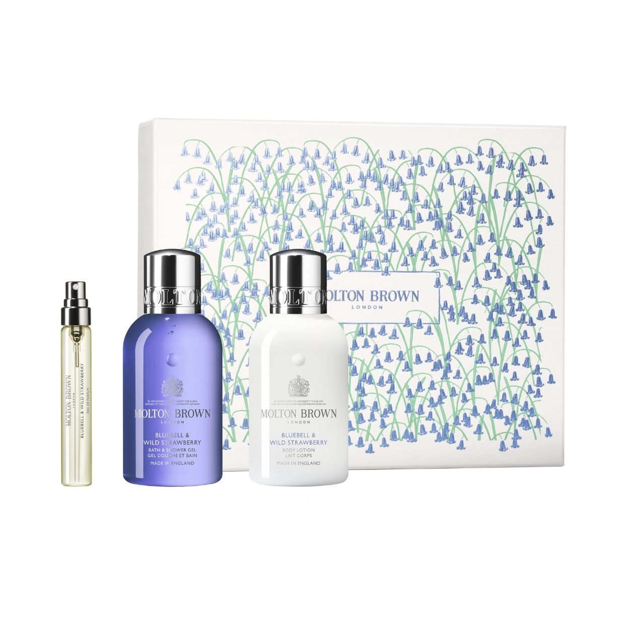 Molton Brown Bluebell & Wild Strawberry Travel Collection Gift Set (Limited Edition) main image
