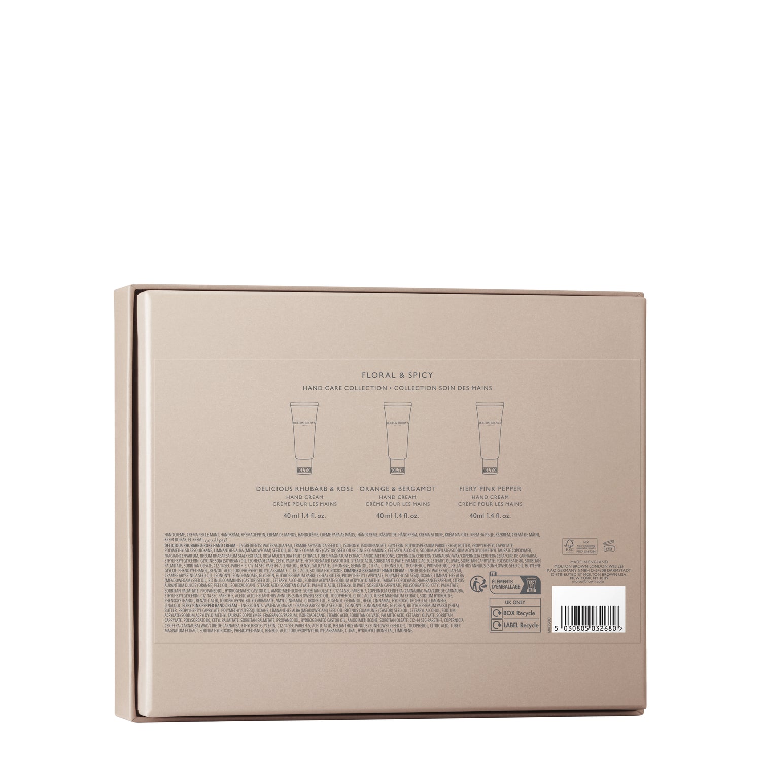 Back image of Molton Brown Floral & Spicy Hand Care Collection (Limited Edition)