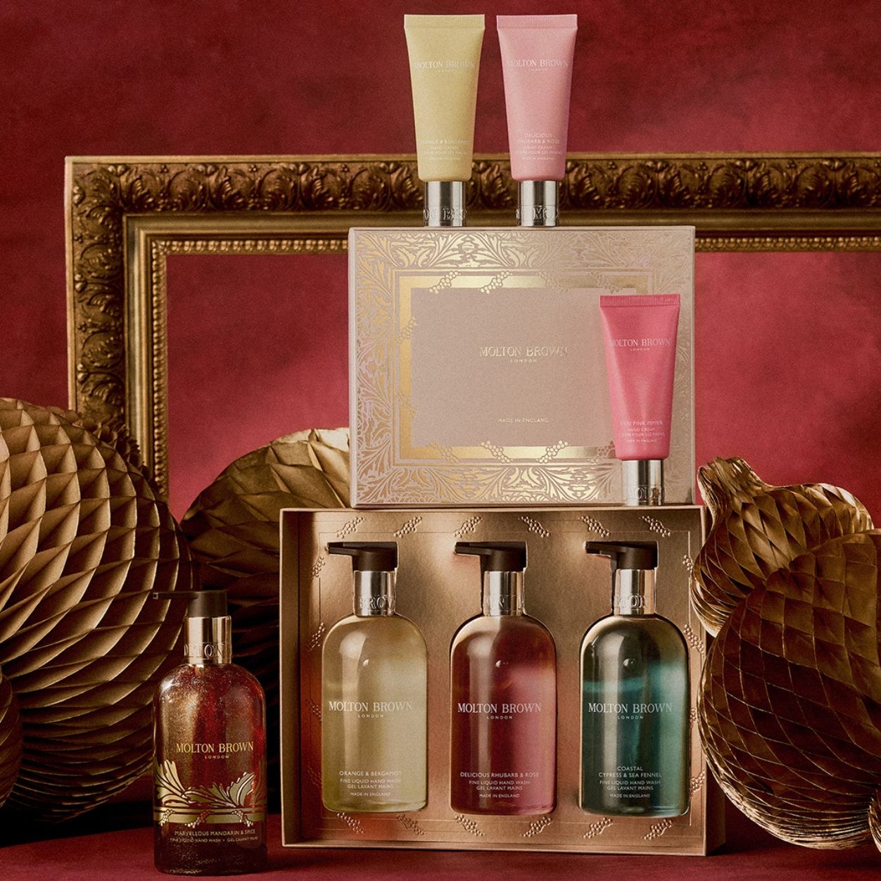 Lifestyle image of Molton Brown Floral & Spicy Hand Care Collection (Limited Edition)