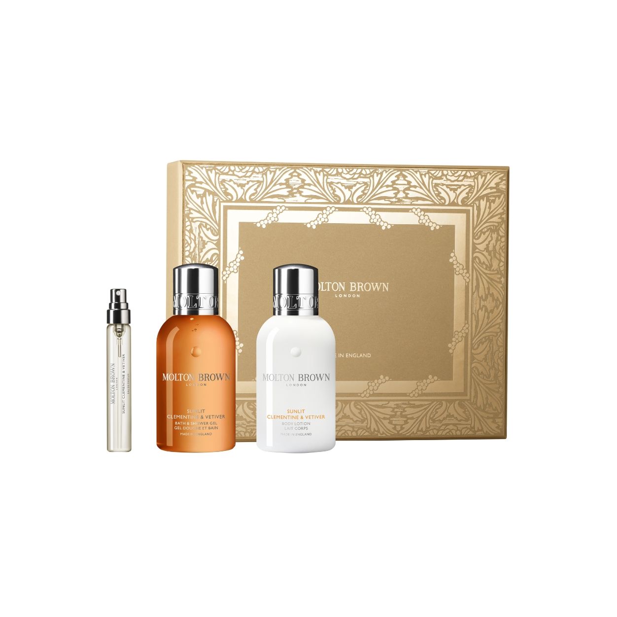 Molton Brown Sunlit Clementine & Vetiver Fragrance Layering Set (Limited Edition) main image