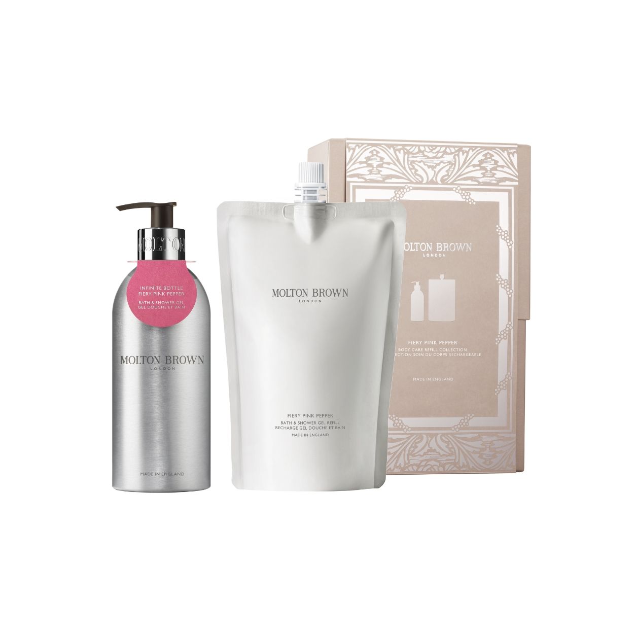 Molton Brown Fiery Pink Pepper Body Care Refill Collection (Limited Edition) main image