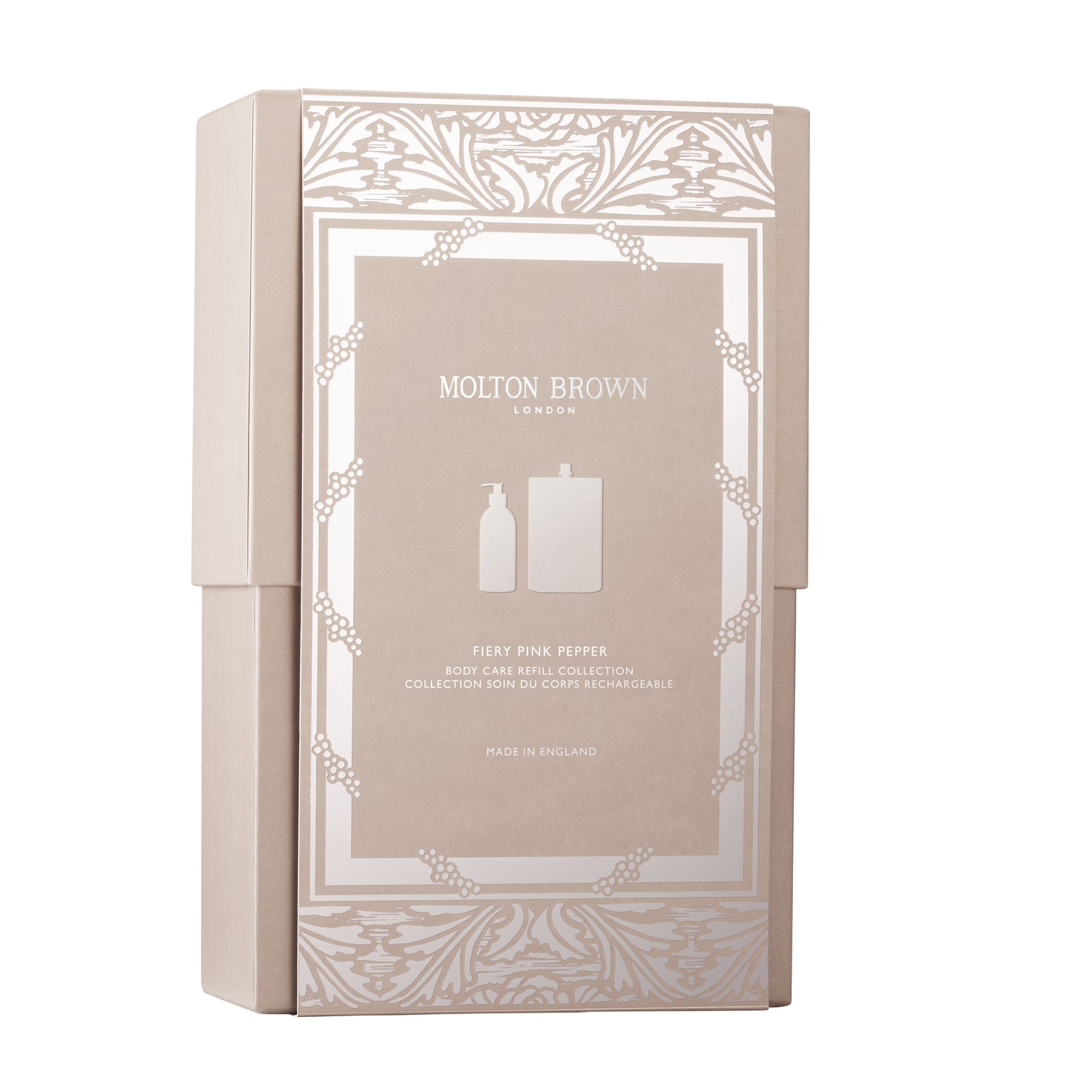 Image of the Molton Brown Fiery Pink Pepper Body Care Refill Collection (Limited Edition) box