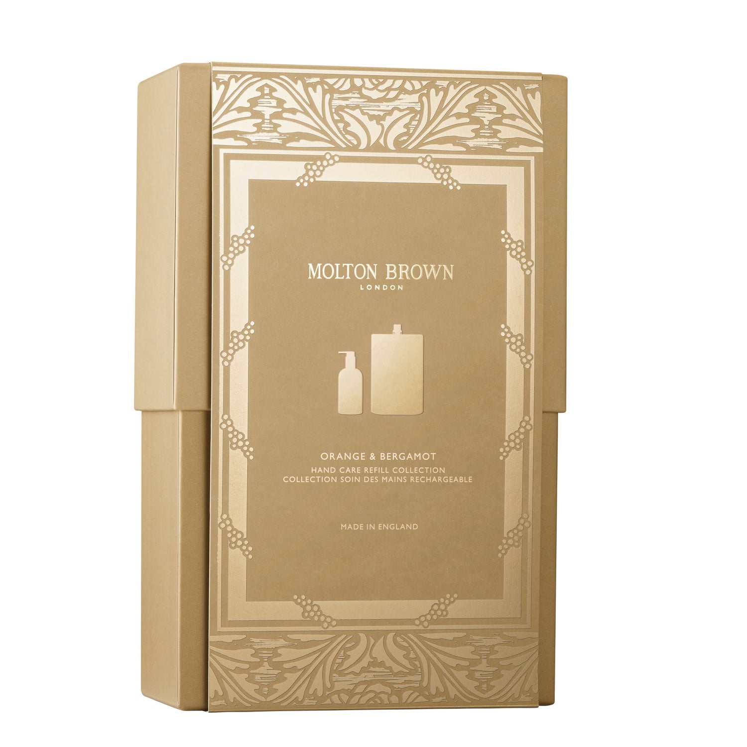 Image of the Molton Brown Orange & Bergamot Hand Care Refill Collection (Limited Edition) box