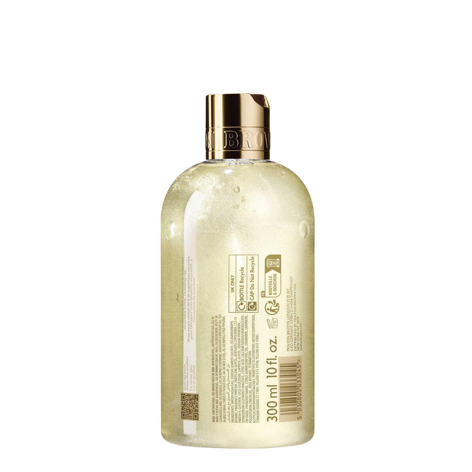Back image of Molton Brown Vintage with Elderflower Bath & Shower Gel (Limited Edition)