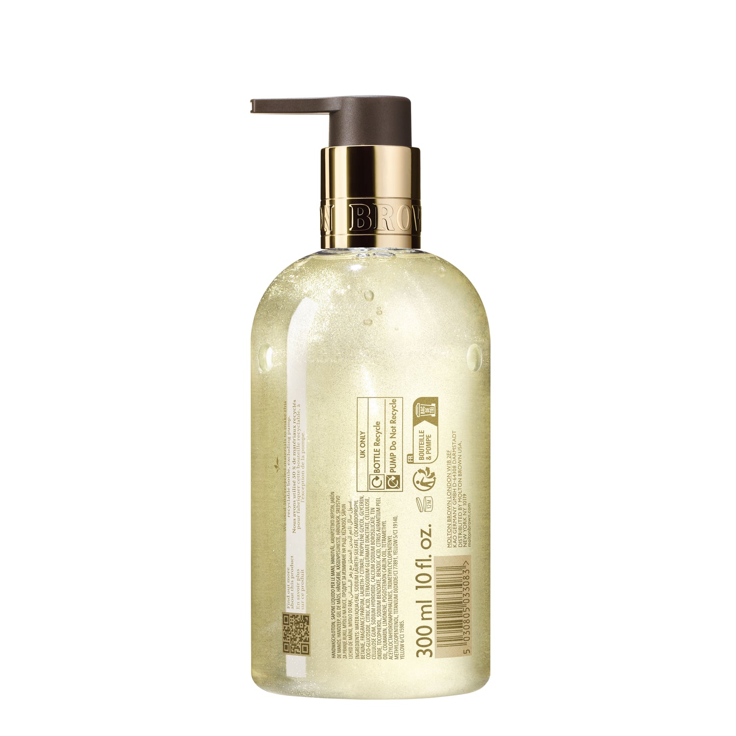 Back image of Molton Brown Vintage with Elderflower Fine Liquid Hand Wash (Limited Edition)