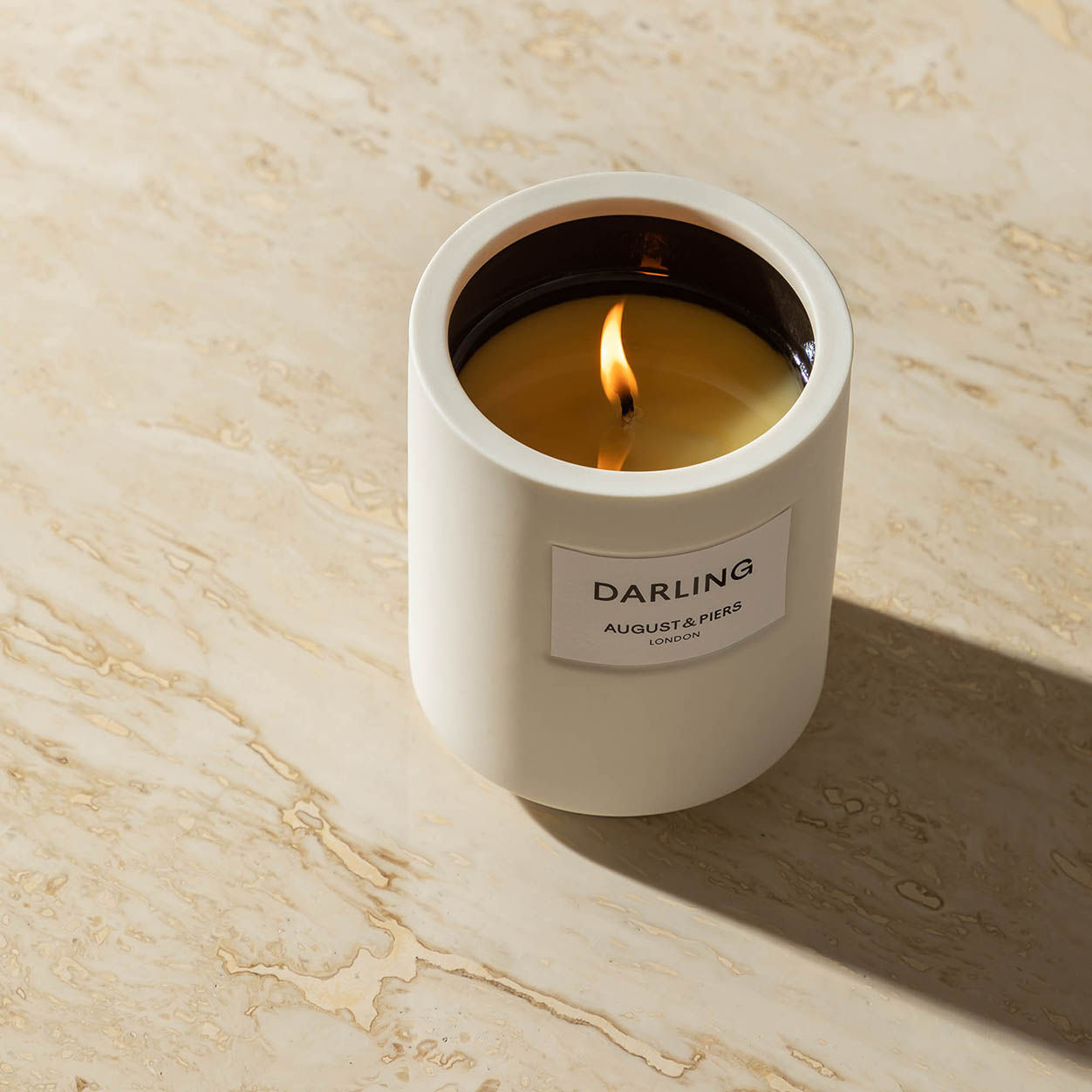 Lifestyle image of August & Piers Darling Candle