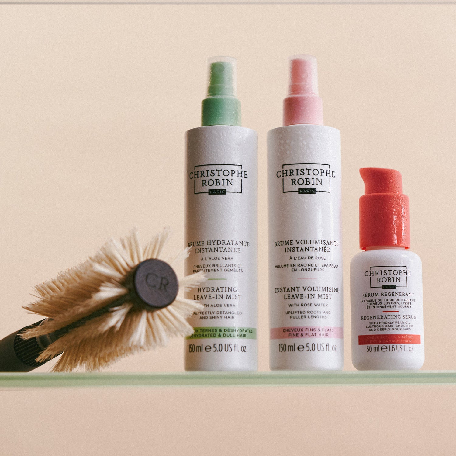Lifestyle image of Christophe Robin Regenerating Serum With Prickly Pear Oil