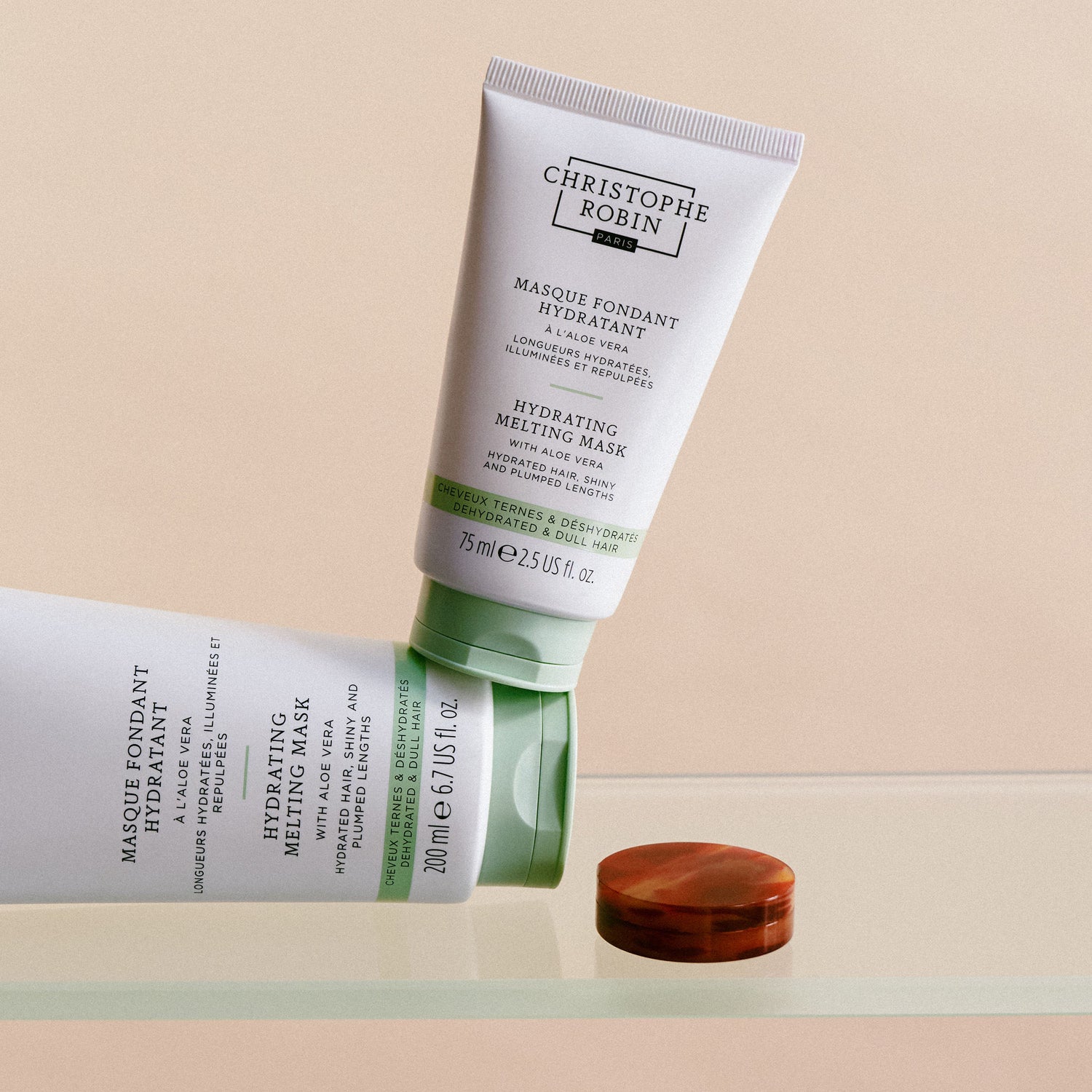Lifestyle image of Christophe Robin Hydrating Melting Mask With Aloe Vera