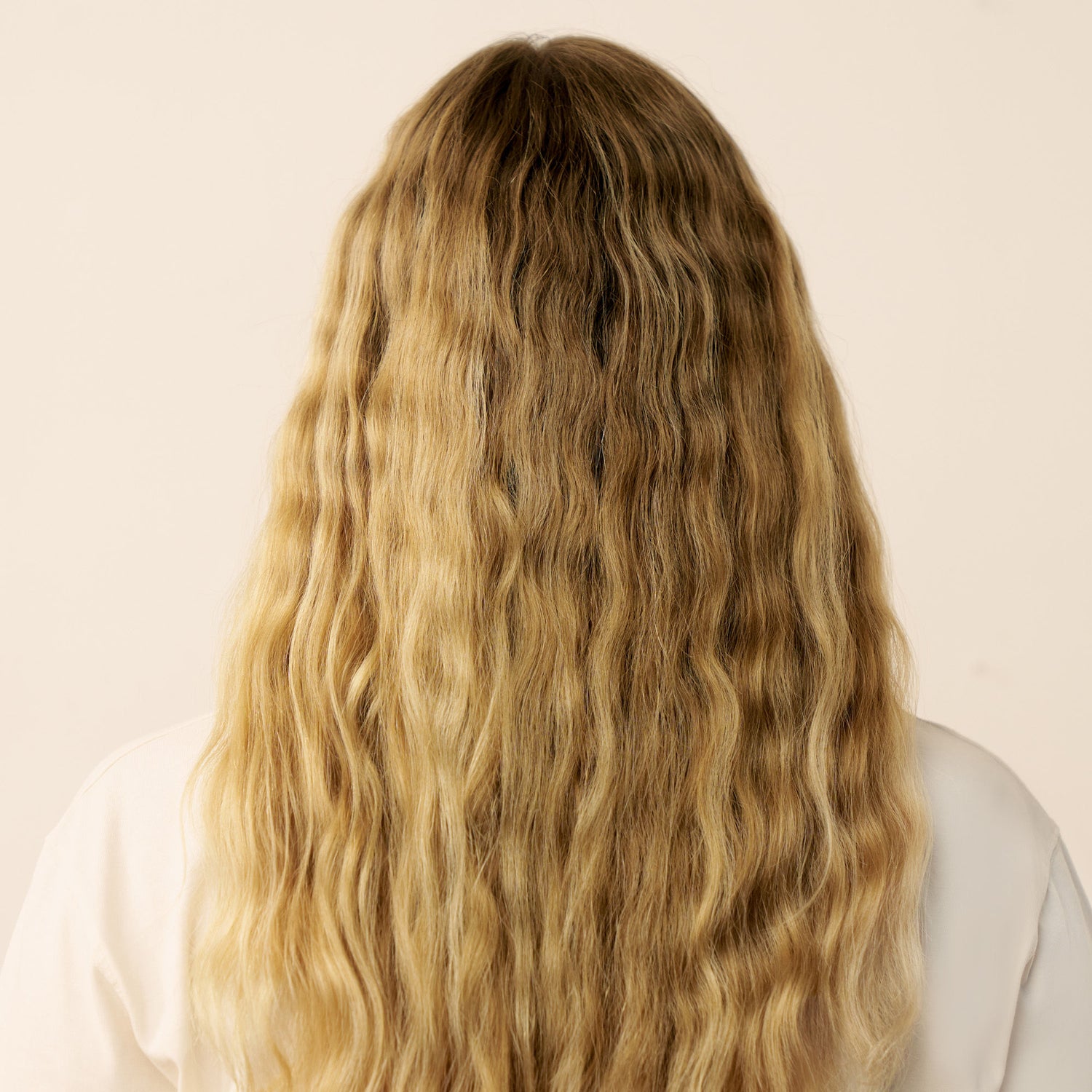 Before and after results of using Christophe Robin Shade Variation Mask Baby Blonde